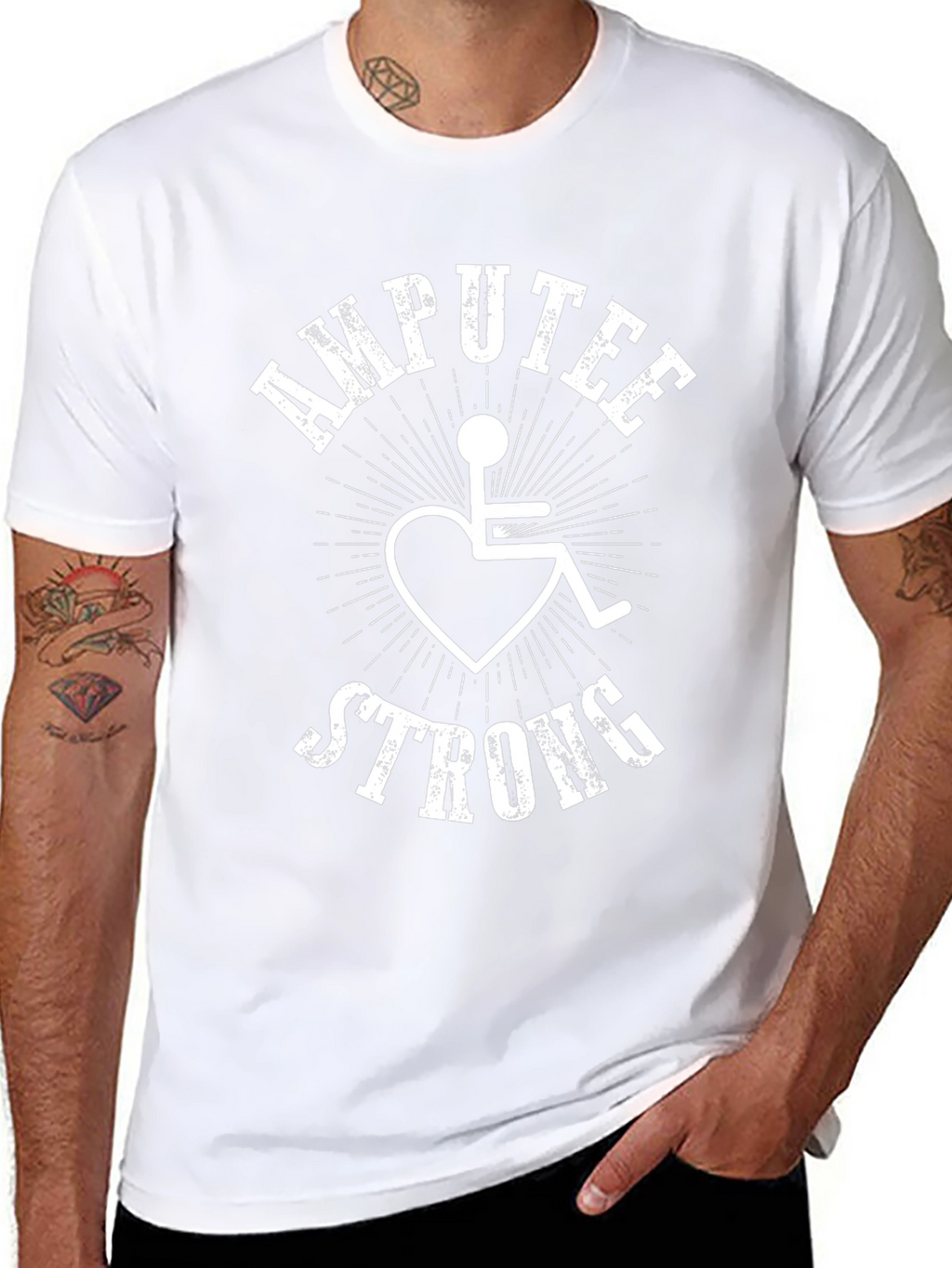 Amputee Strong Graphic T-Shirt