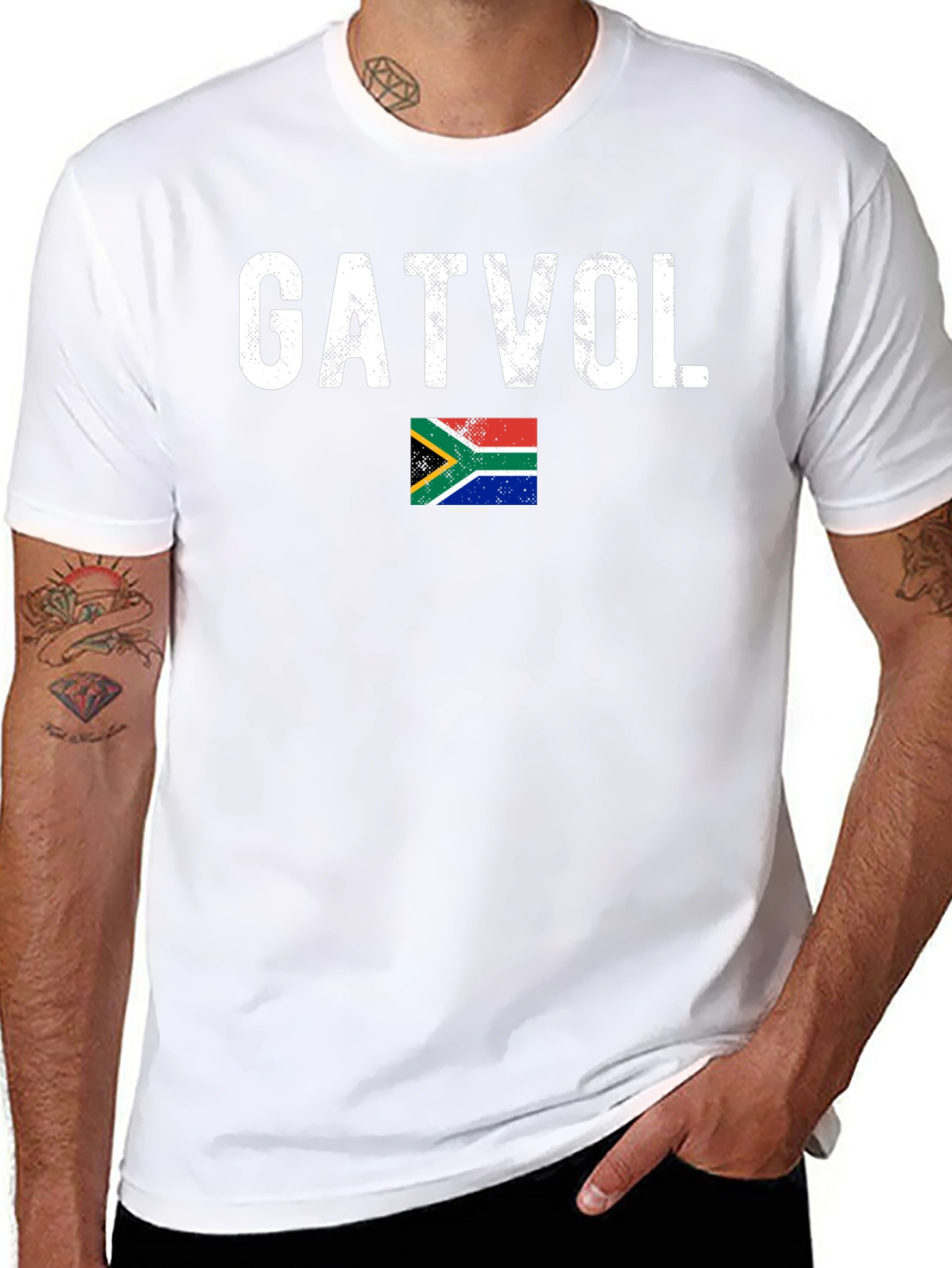 GATVOL South Africa Flag T-Shirt - Patriotic Pride