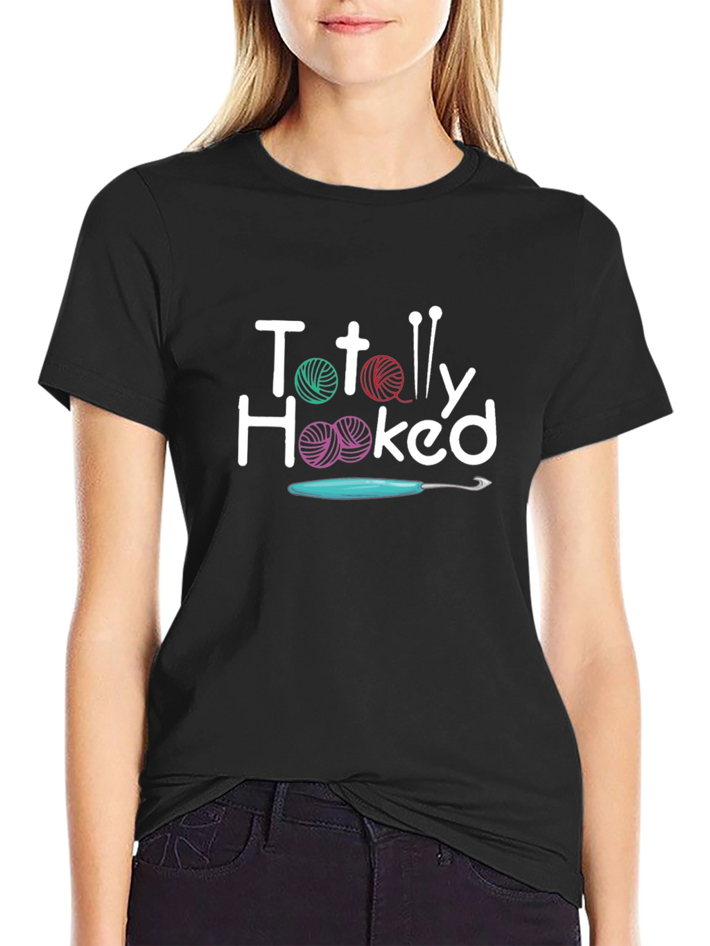 Totally Hooked Crochet T-Shirt
