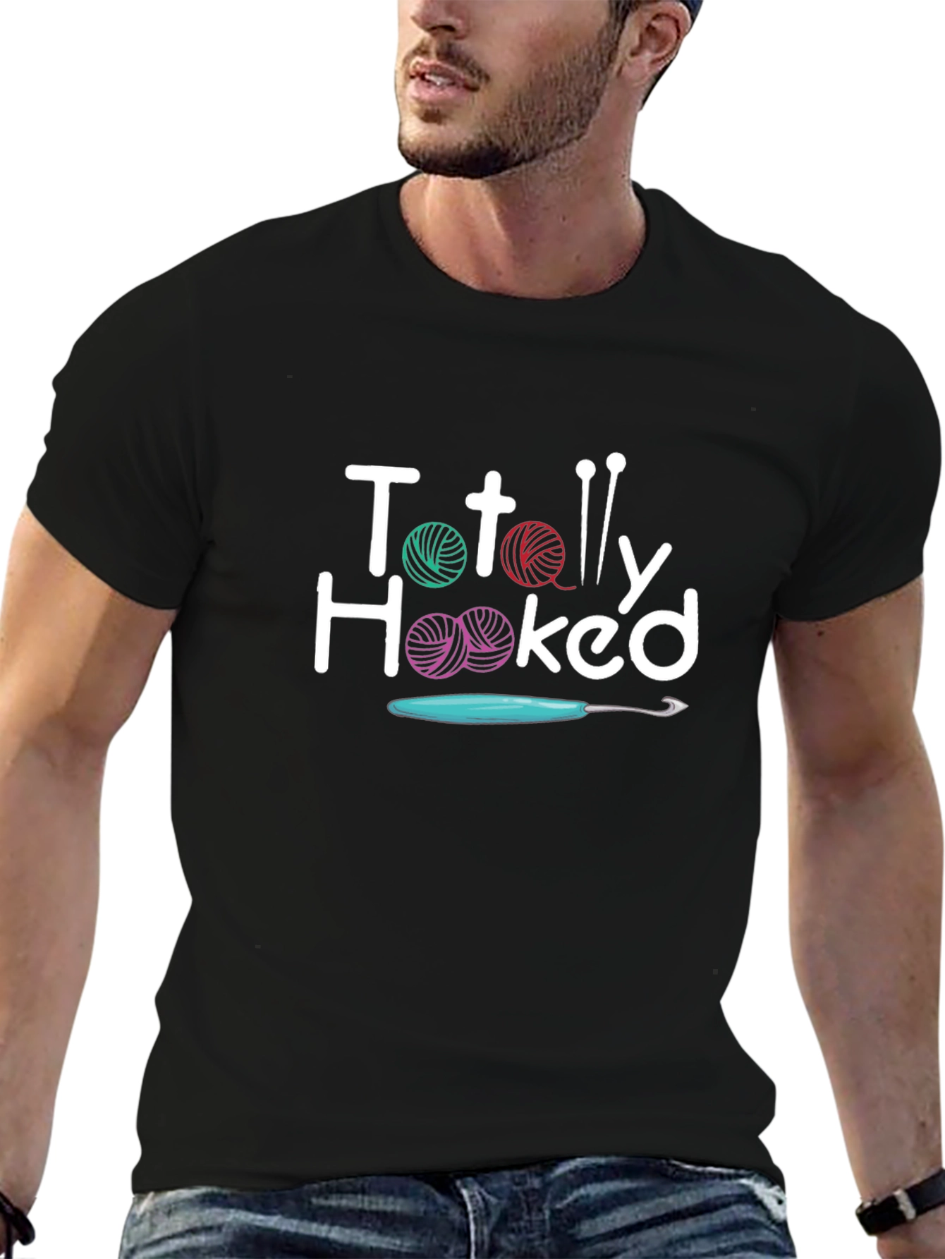 Totally Hooked Crochet T-Shirt
