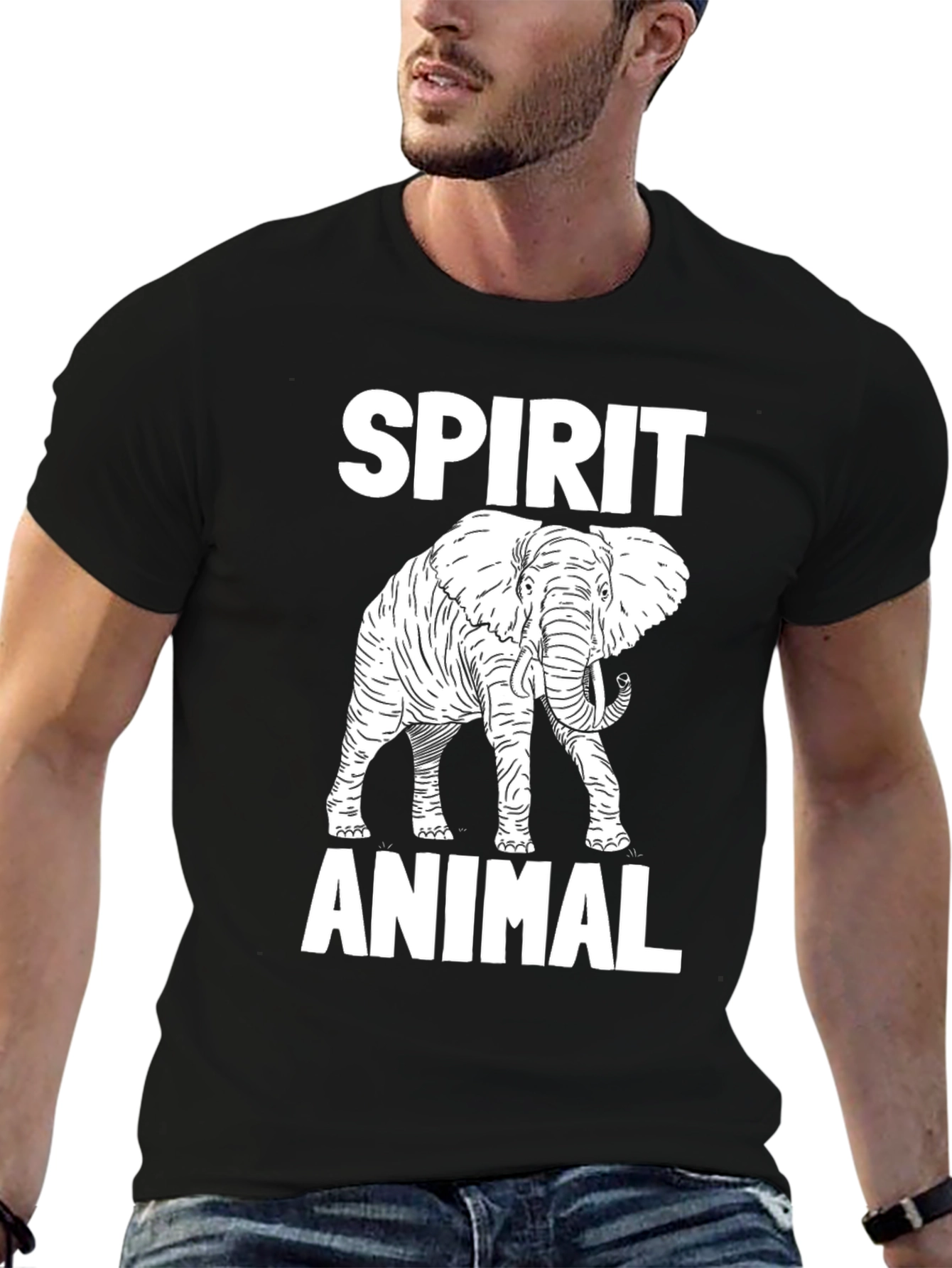 Spirit Animal Elephant Graphic Tee - Unisex