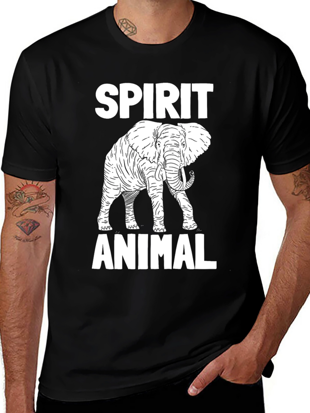 Spirit Animal Elephant Graphic Tee - Unisex