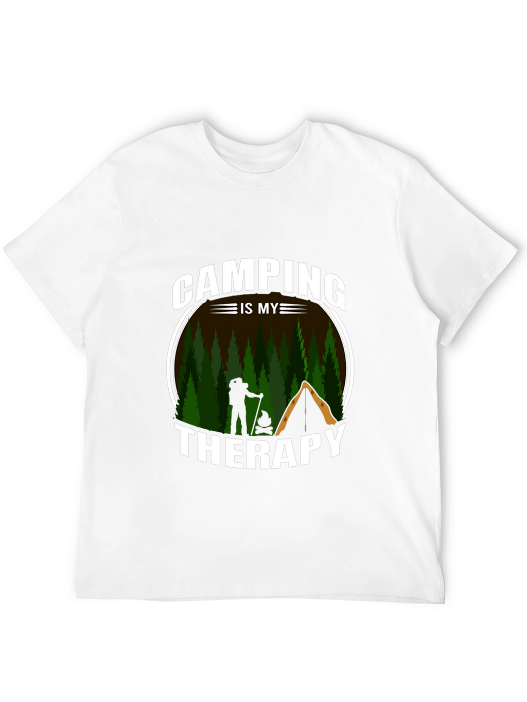 Camping is My Therapy Graphic Tee