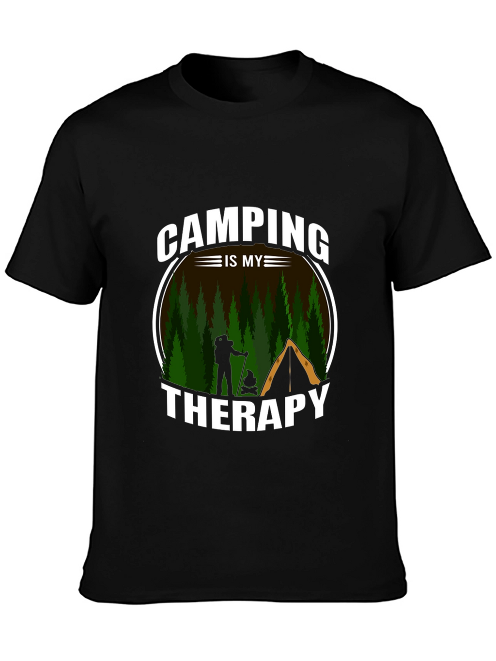 Camping is My Therapy Graphic Tee