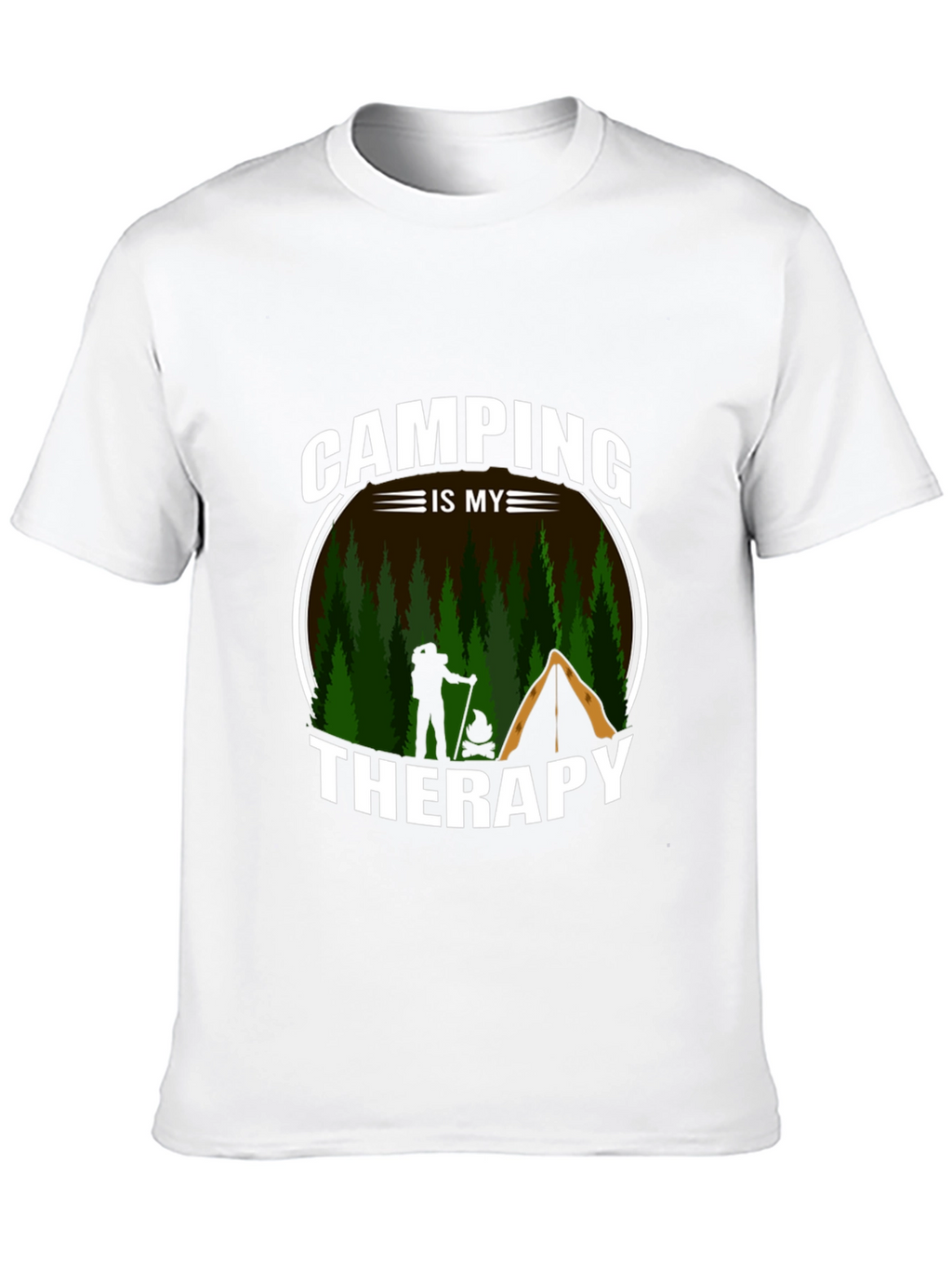 Camping is My Therapy Graphic Tee