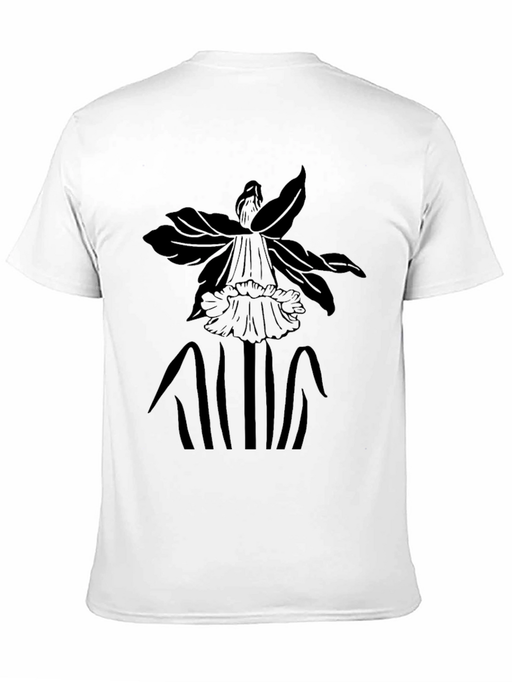 Floral Graphic Black T-Shirt