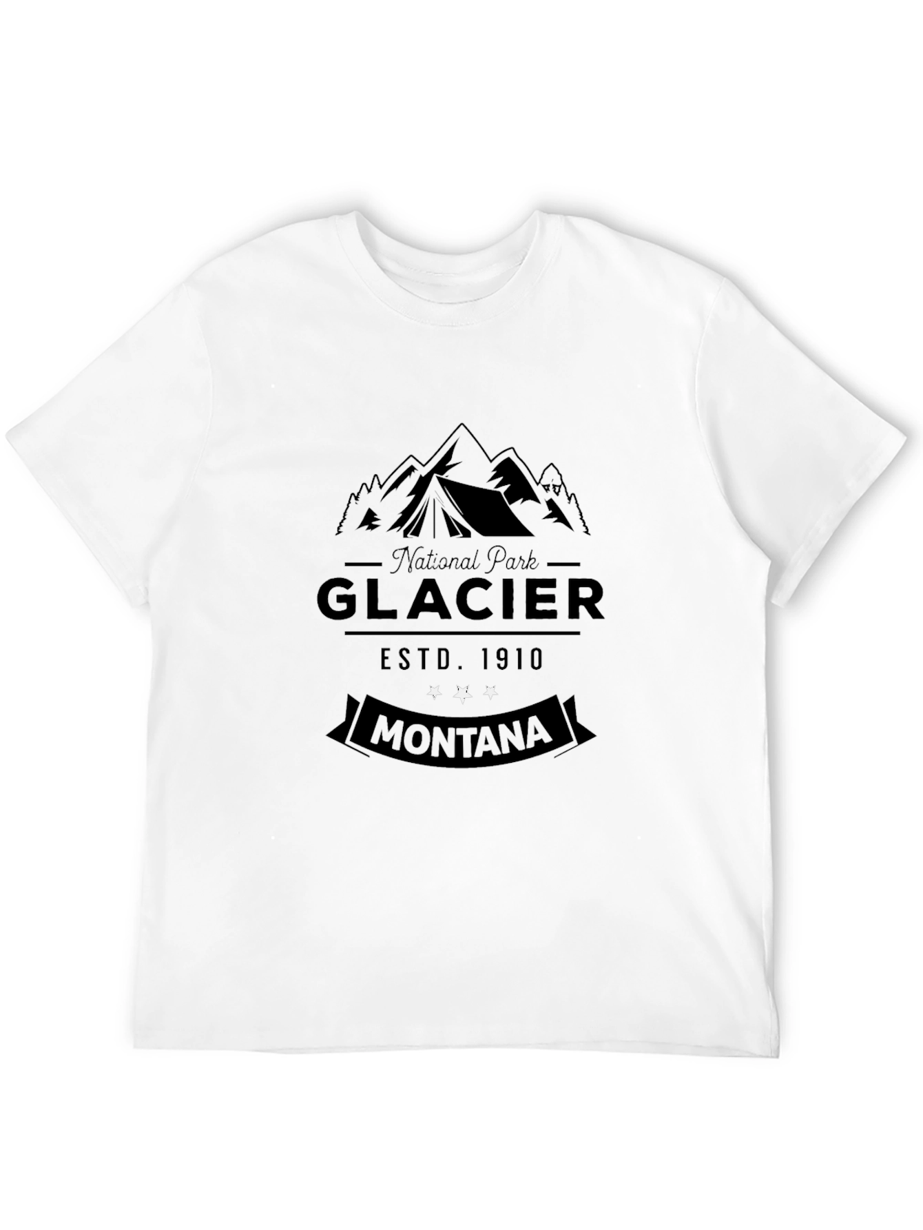 Glacier National Park Montana Graphic T-Shirt
