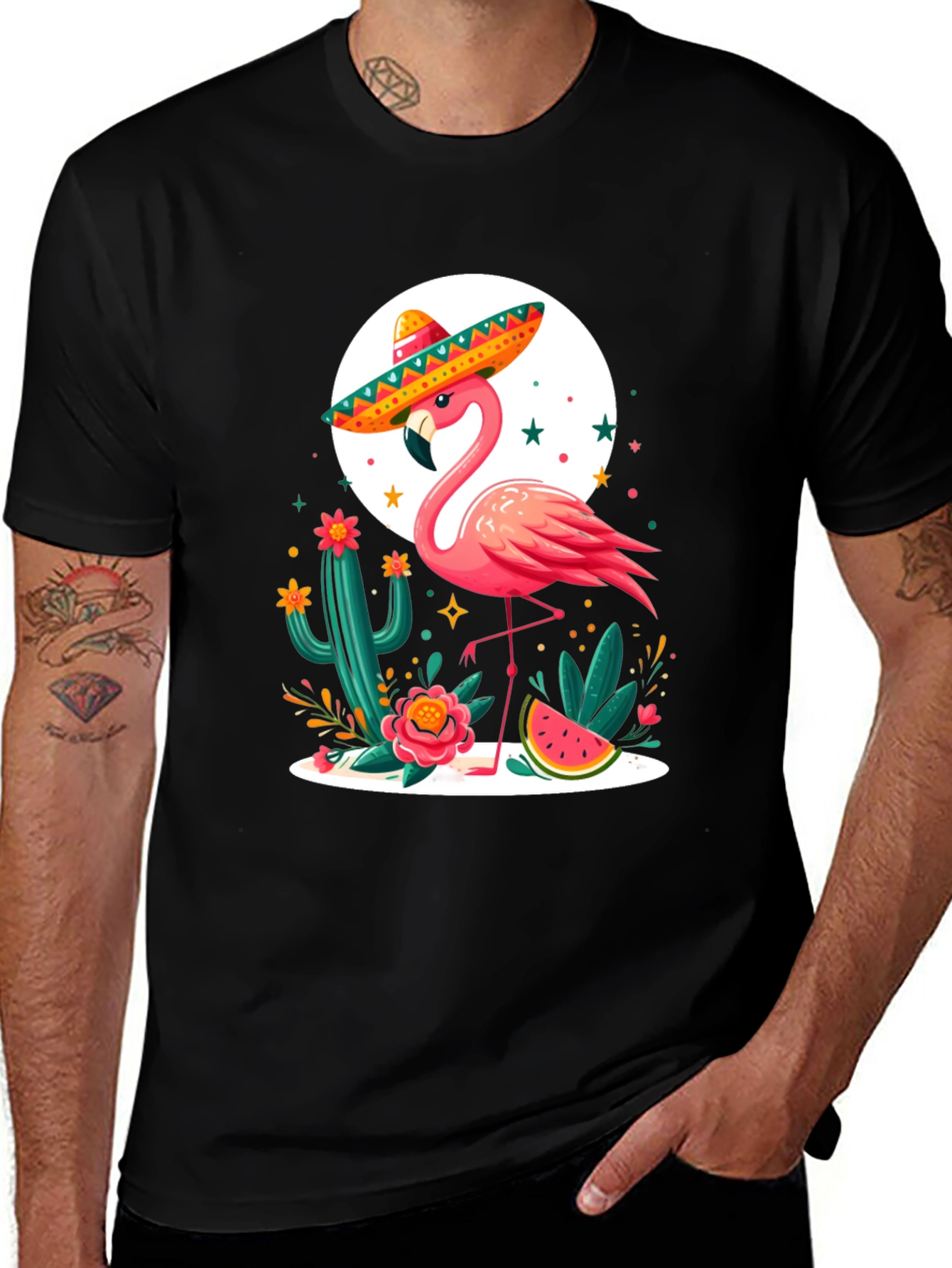 Flamingo Fiesta T-Shirt - Tropical Party Tee