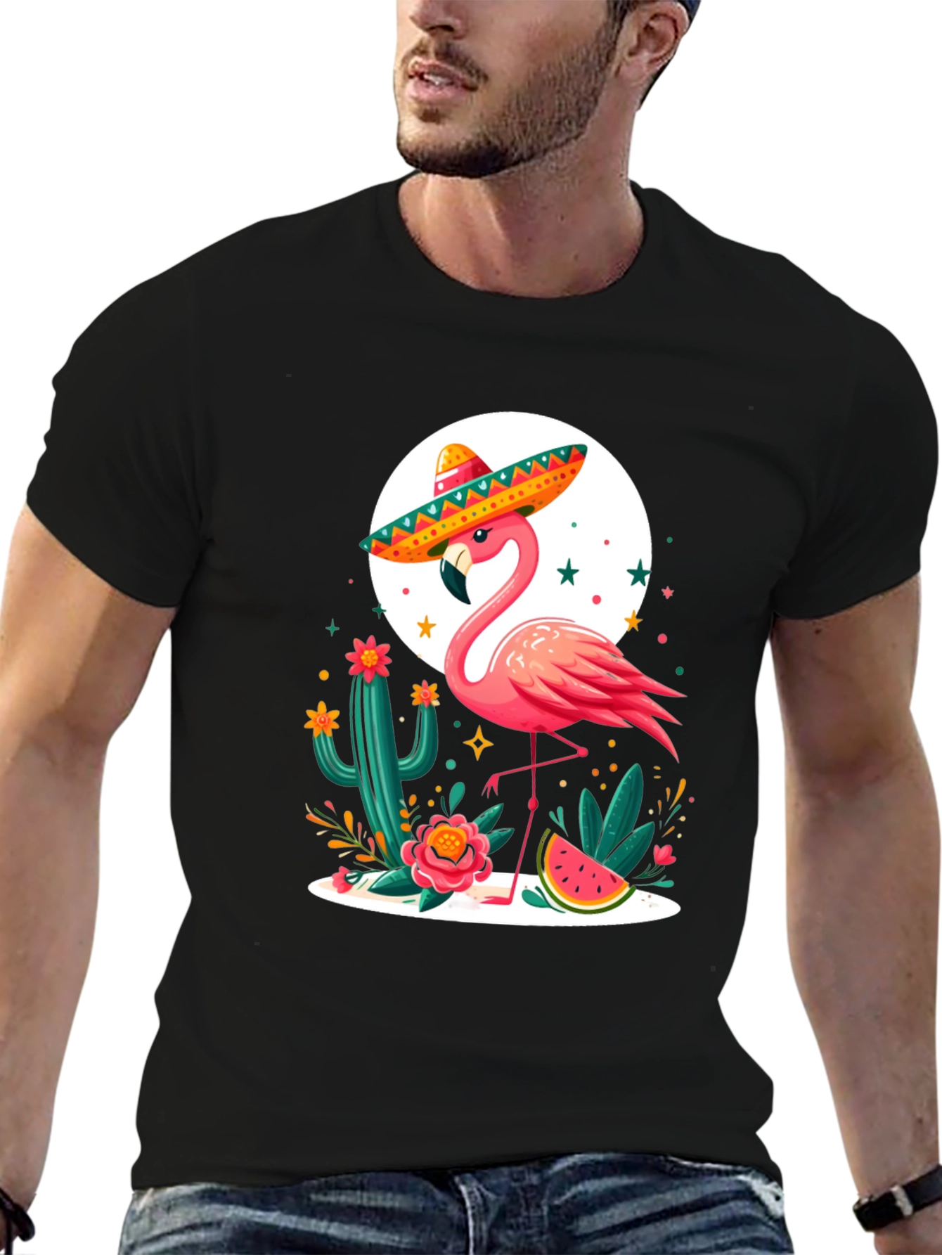 Flamingo Fiesta T-Shirt - Tropical Party Tee