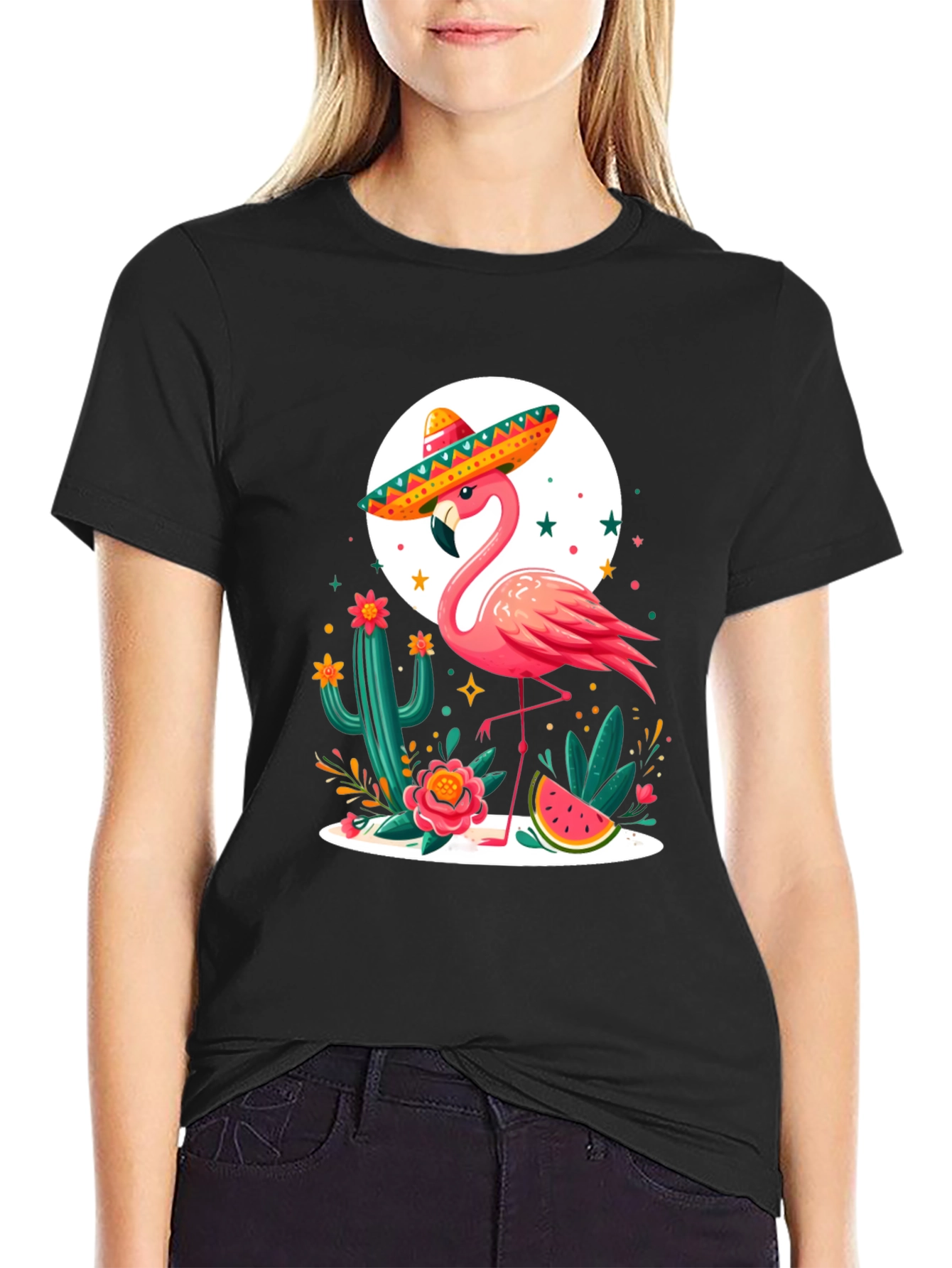 Flamingo Fiesta T-Shirt - Tropical Party Tee