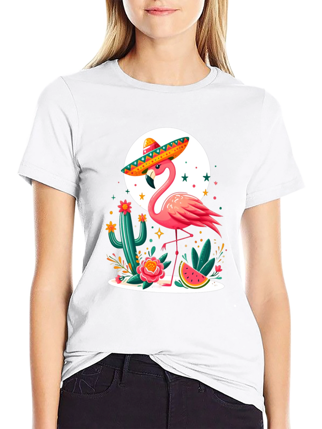 Flamingo Fiesta T-Shirt - Tropical Party Tee