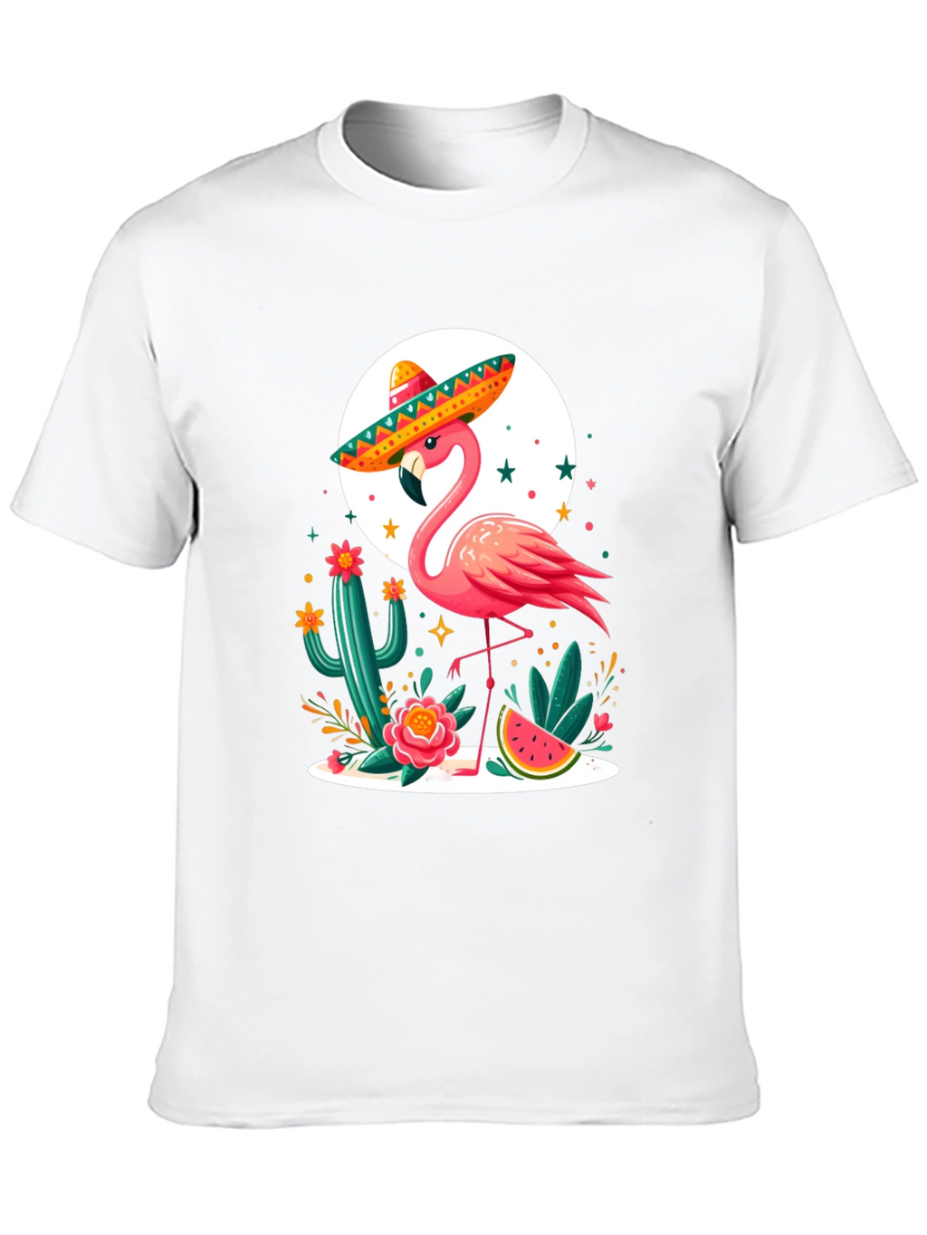 Flamingo Fiesta T-Shirt - Tropical Party Tee