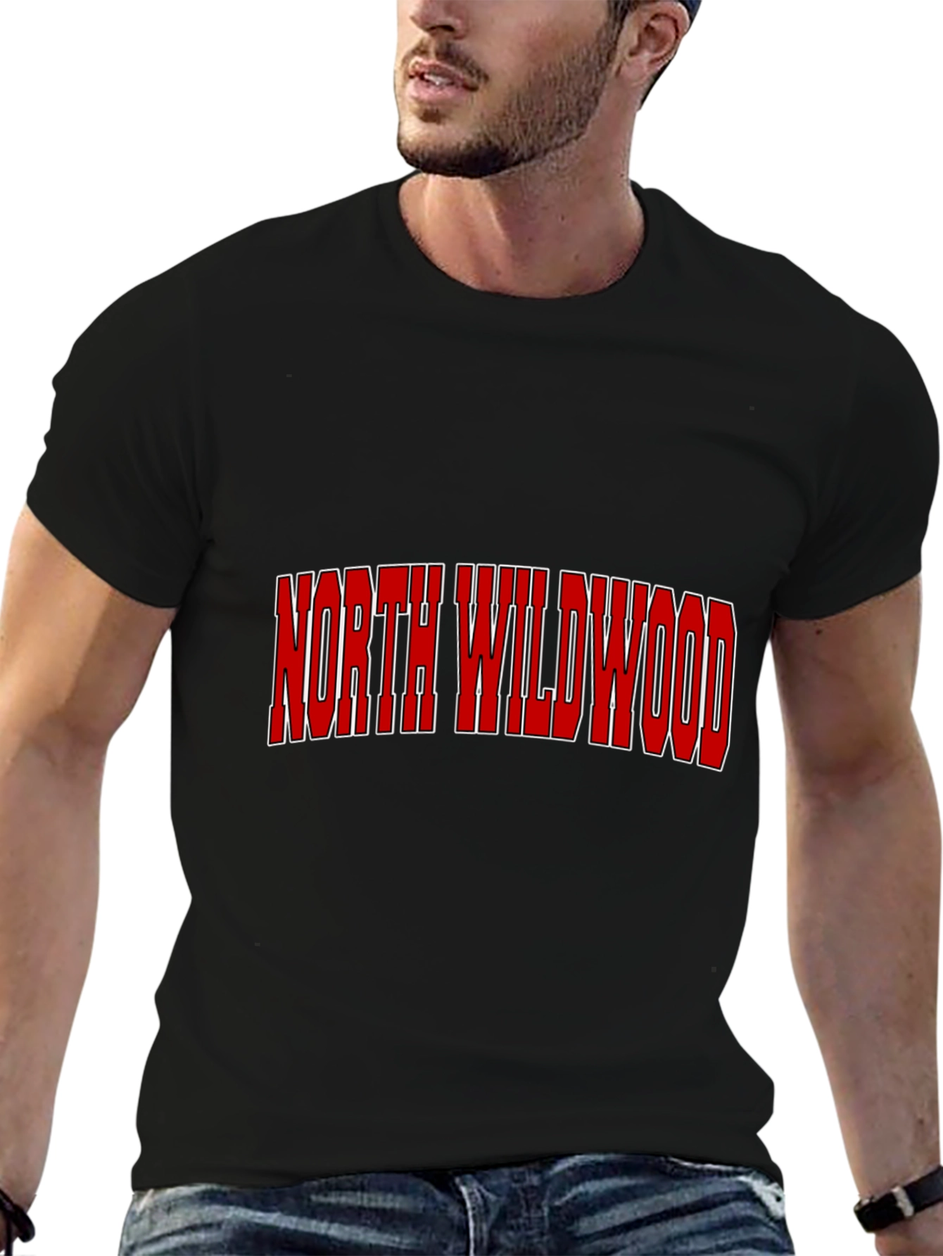 North Wildwood Graphic Tee - Black
