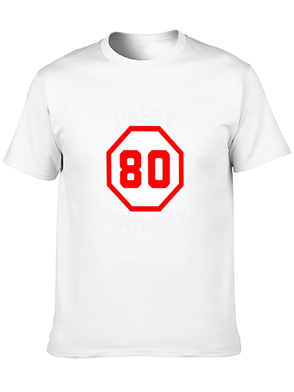 Happy 80th Birthday Graphic Tee