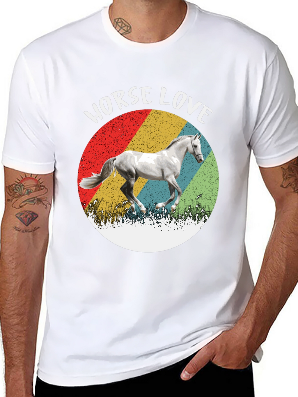Horse Love T-Shirt - Retro Style Tee