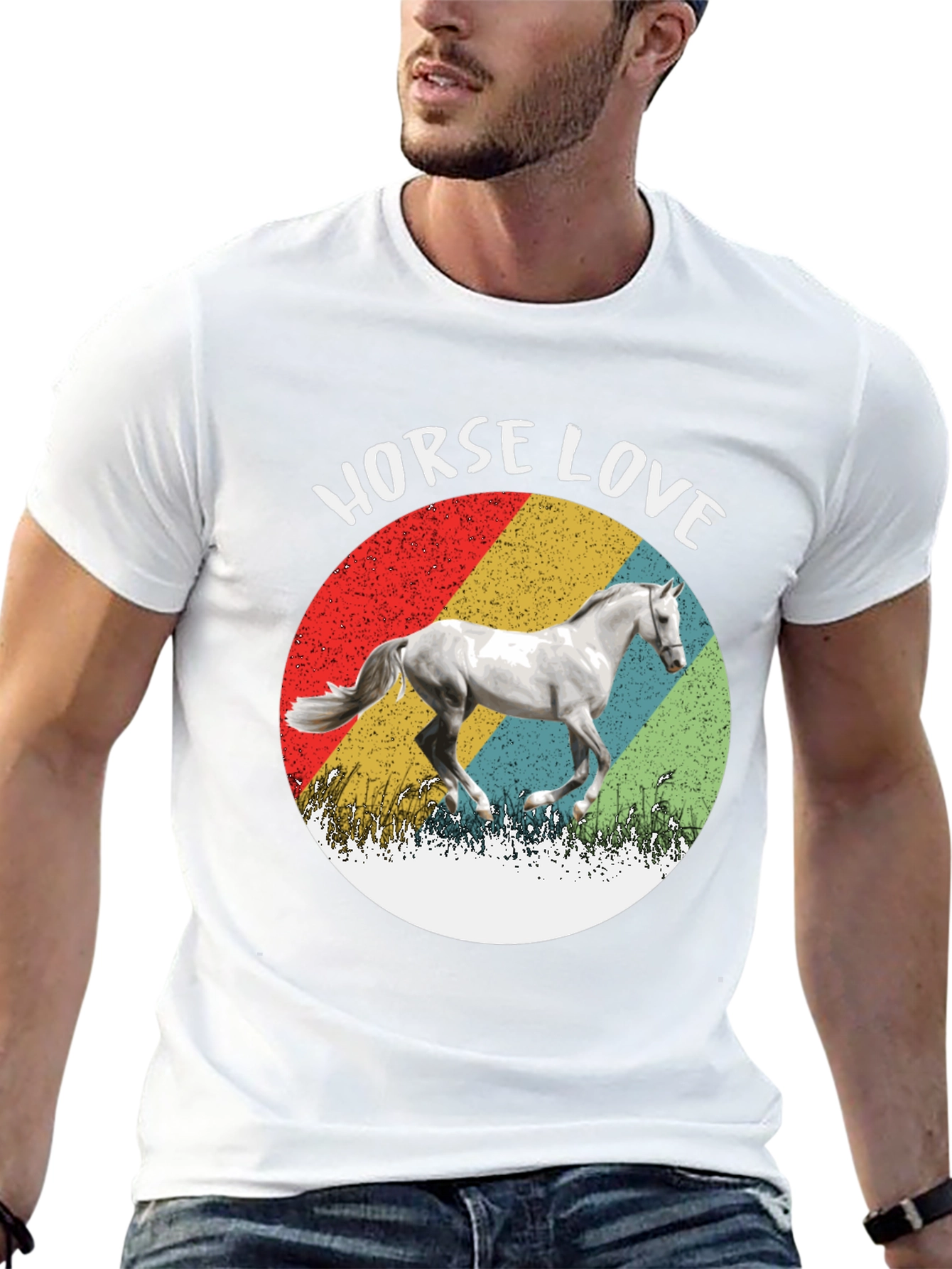 Horse Love T-Shirt - Retro Style Tee