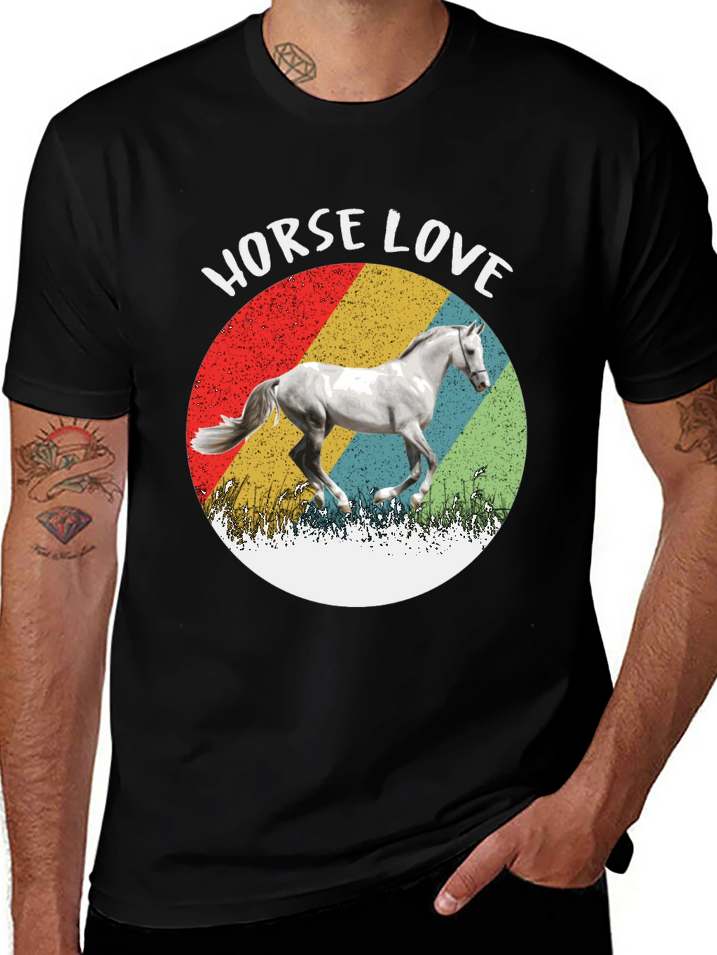 Horse Love T-Shirt - Retro Style Tee
