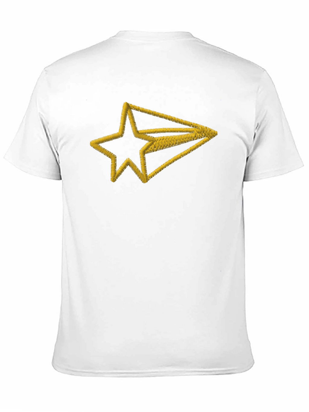 Embroidered Star Arrow Black T-Shirt