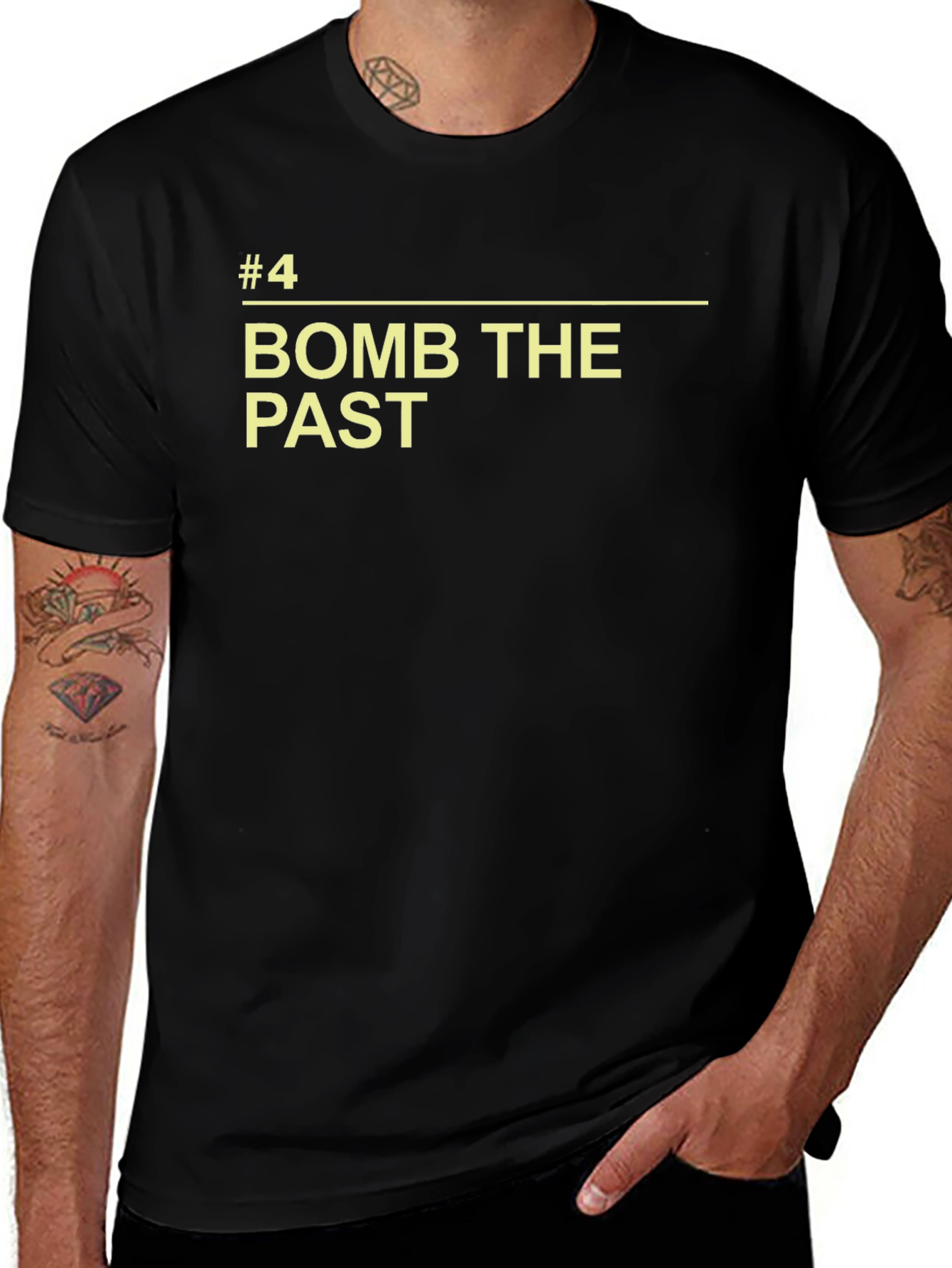 Bomb the Past Graphic Tee - Retro Style