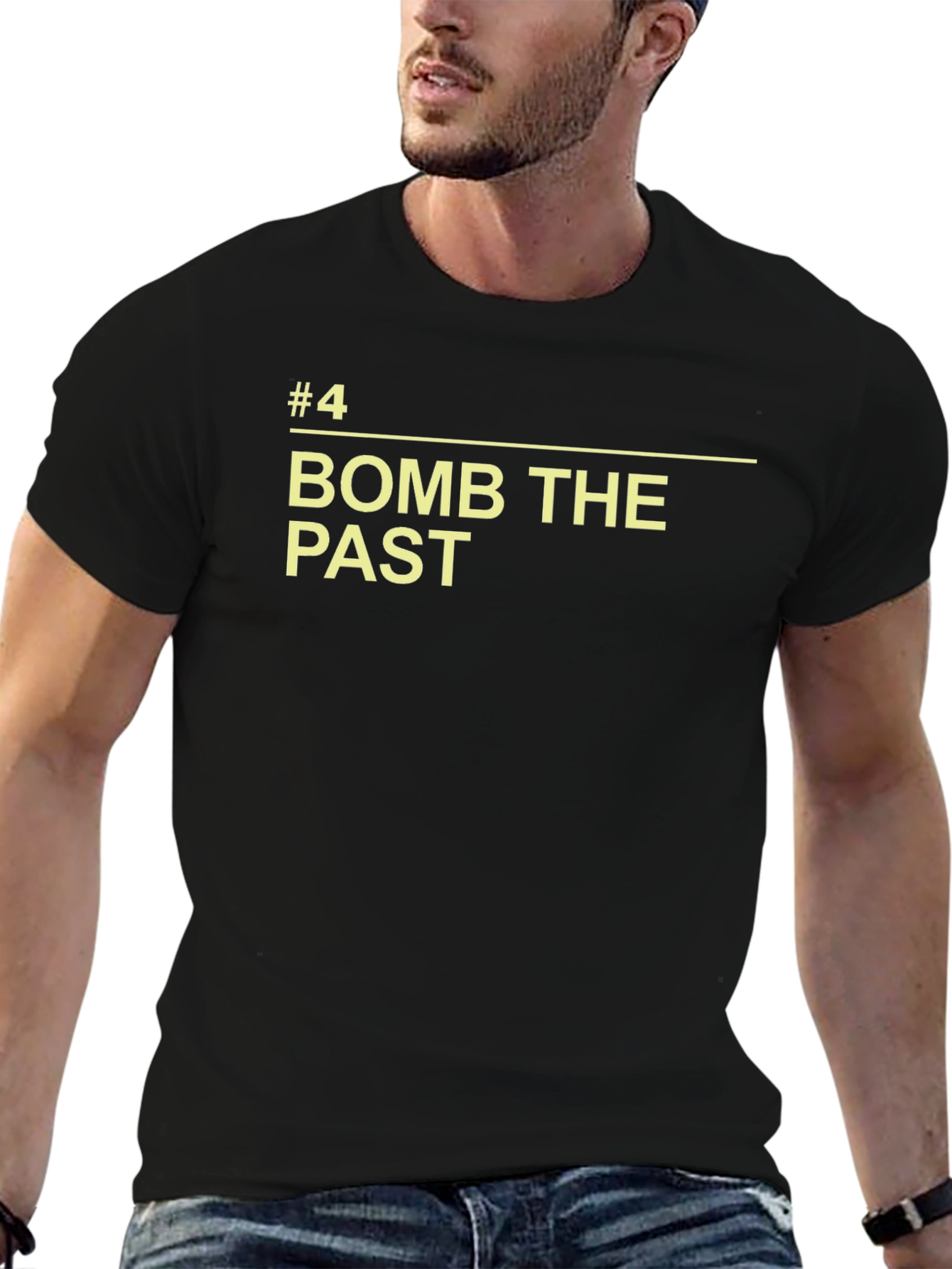 Bomb the Past Graphic Tee - Retro Style