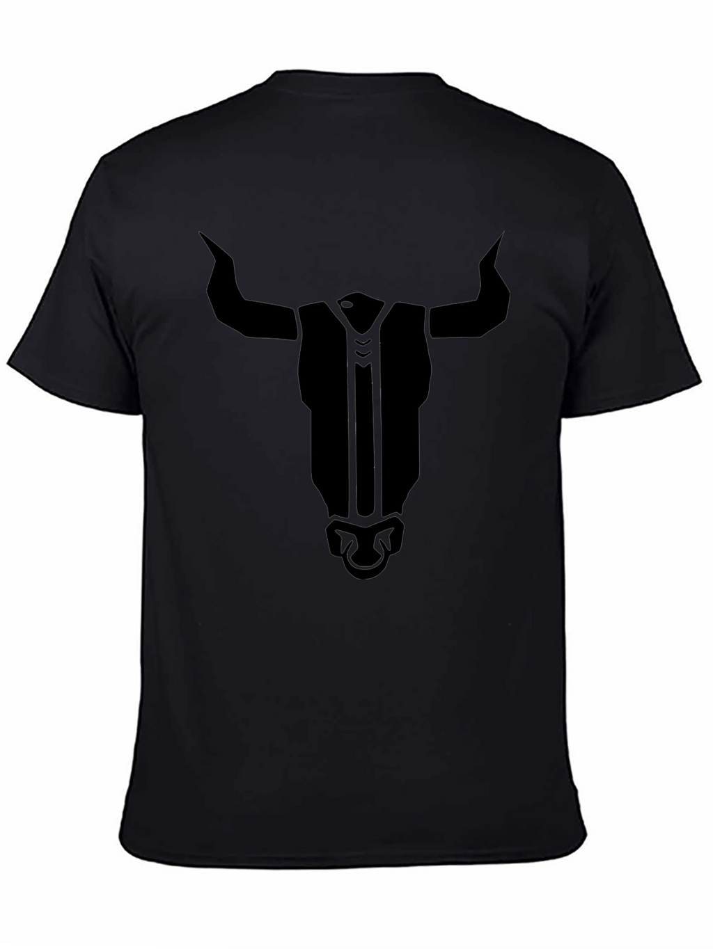 Black Bull Graphic Tee - Mens Crew Neck