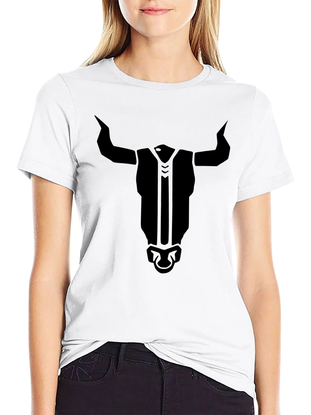 Black Bull Graphic Tee - Mens Crew Neck