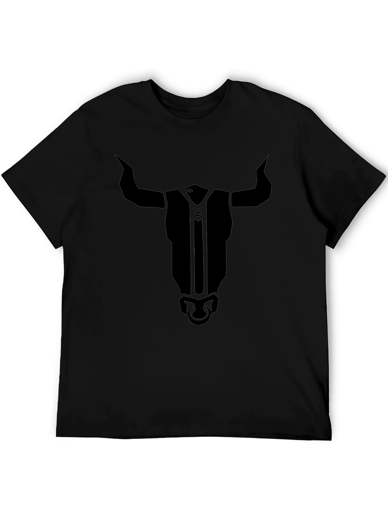 Black Bull Graphic Tee - Mens Crew Neck