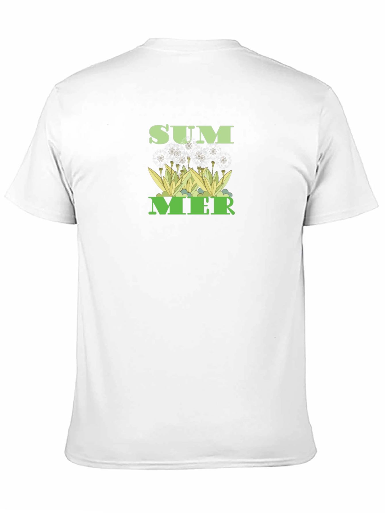 Summer Graphic Tee - Black Cotton T-Shirt
