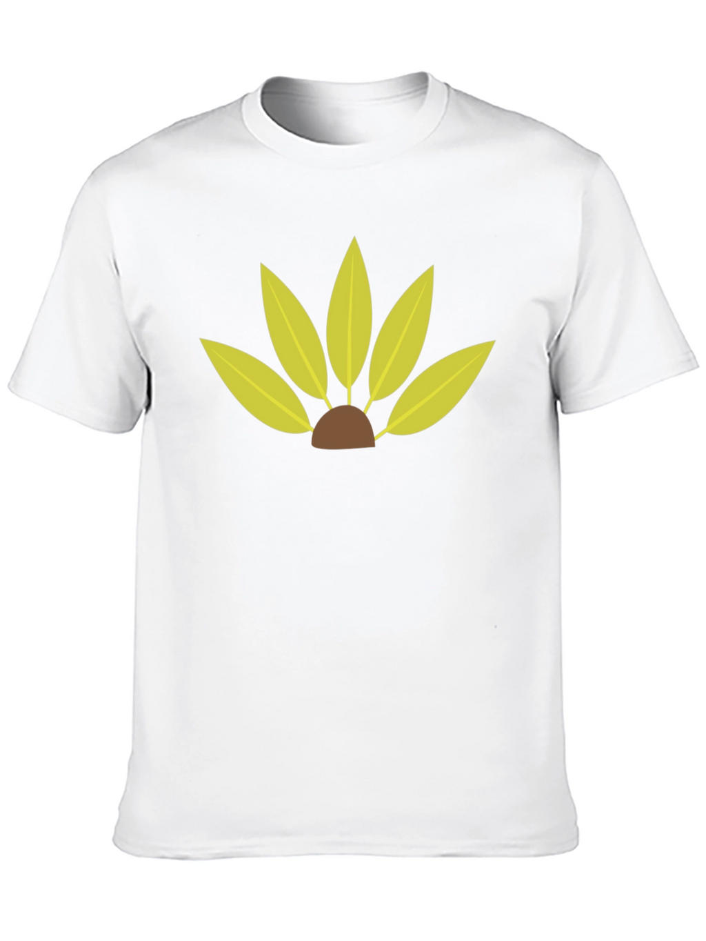 Leaf Petal Graphic Tee - Modern Style
