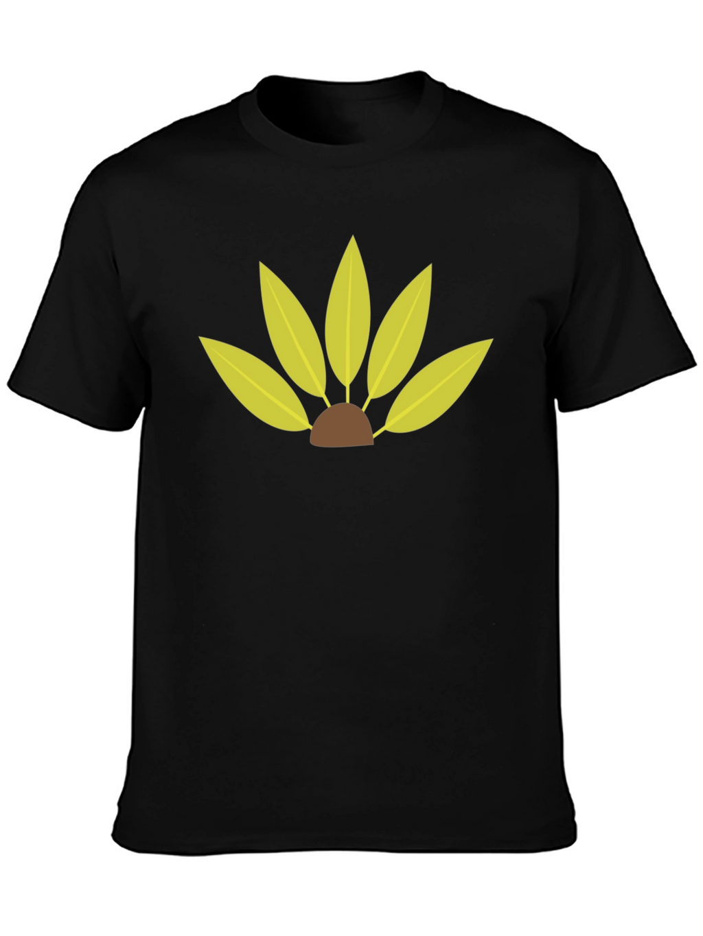 Leaf Petal Graphic Tee - Modern Style