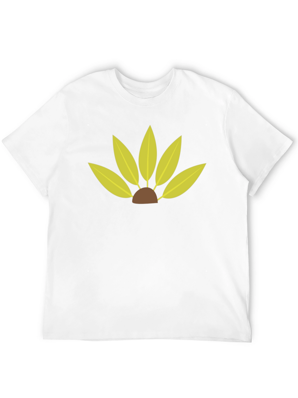 Leaf Petal Graphic Tee - Modern Style