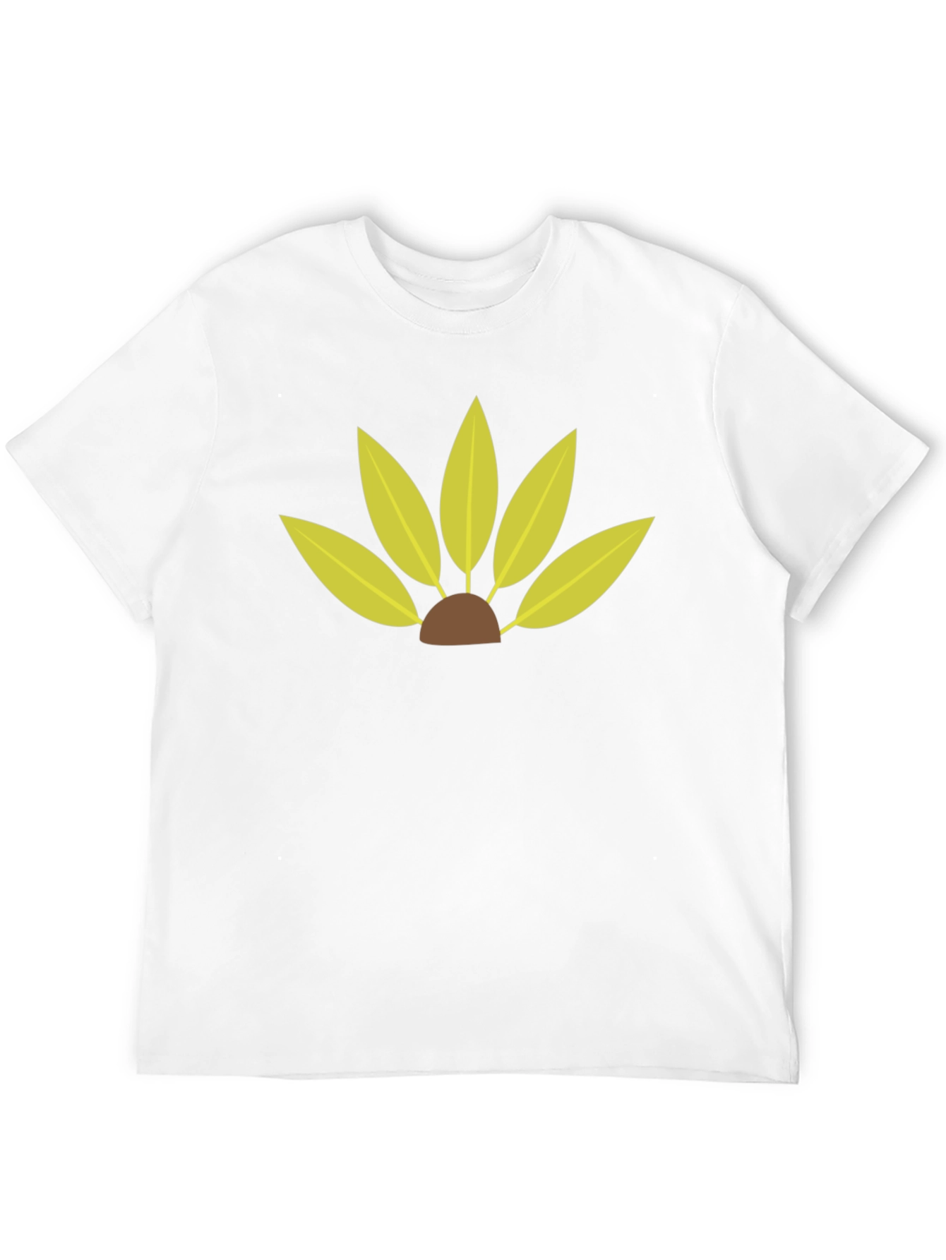 Leaf Petal Graphic Tee - Modern Style