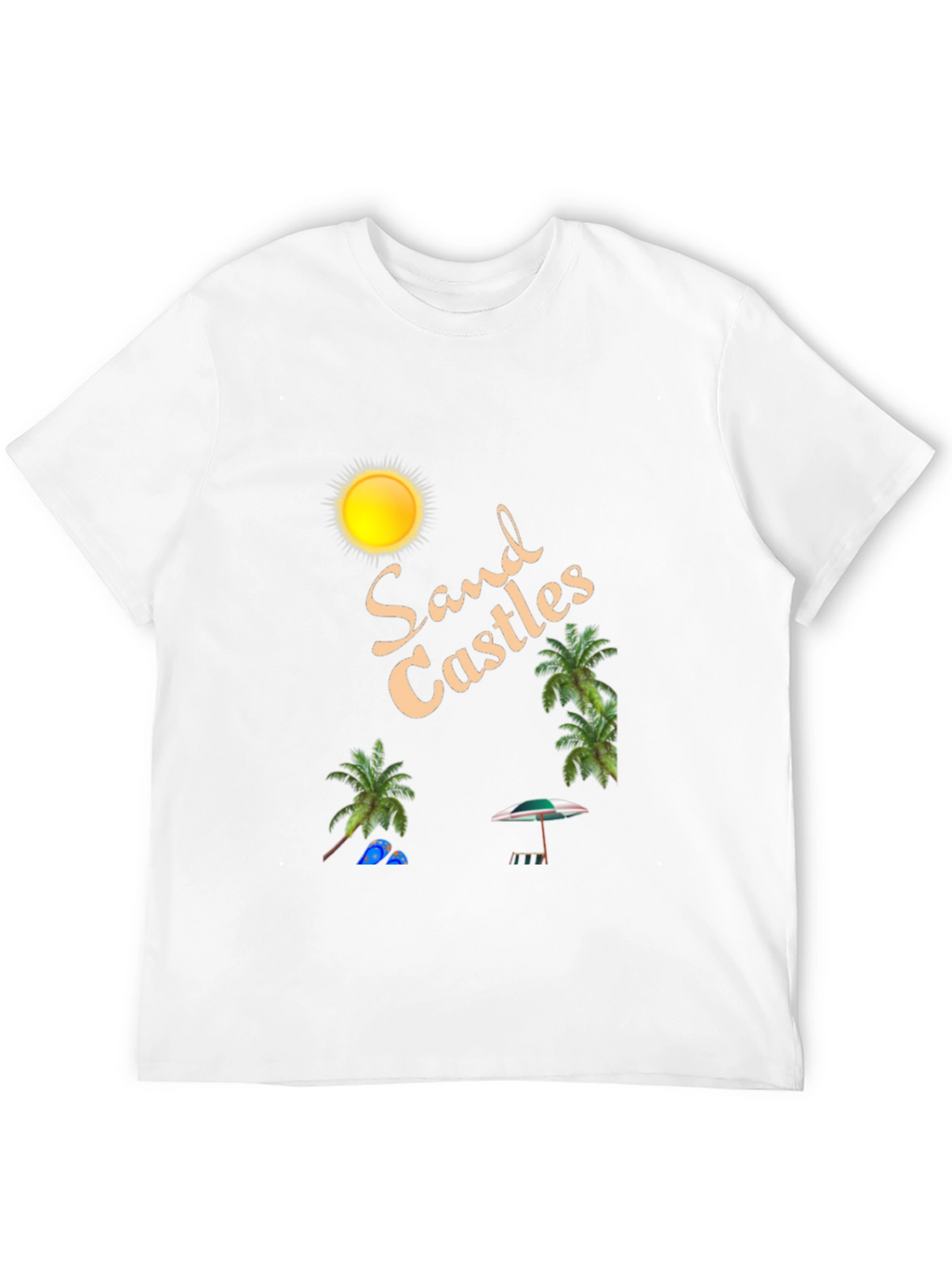 Sand Castles Graphic Tee - Island Vacation Vibes