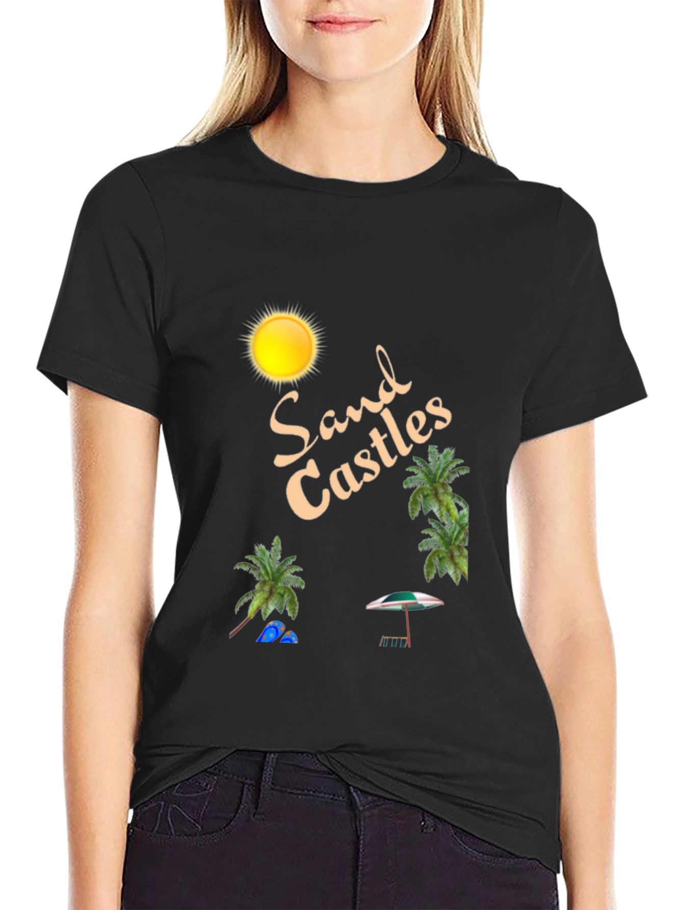 Sand Castles Graphic Tee - Island Vacation Vibes