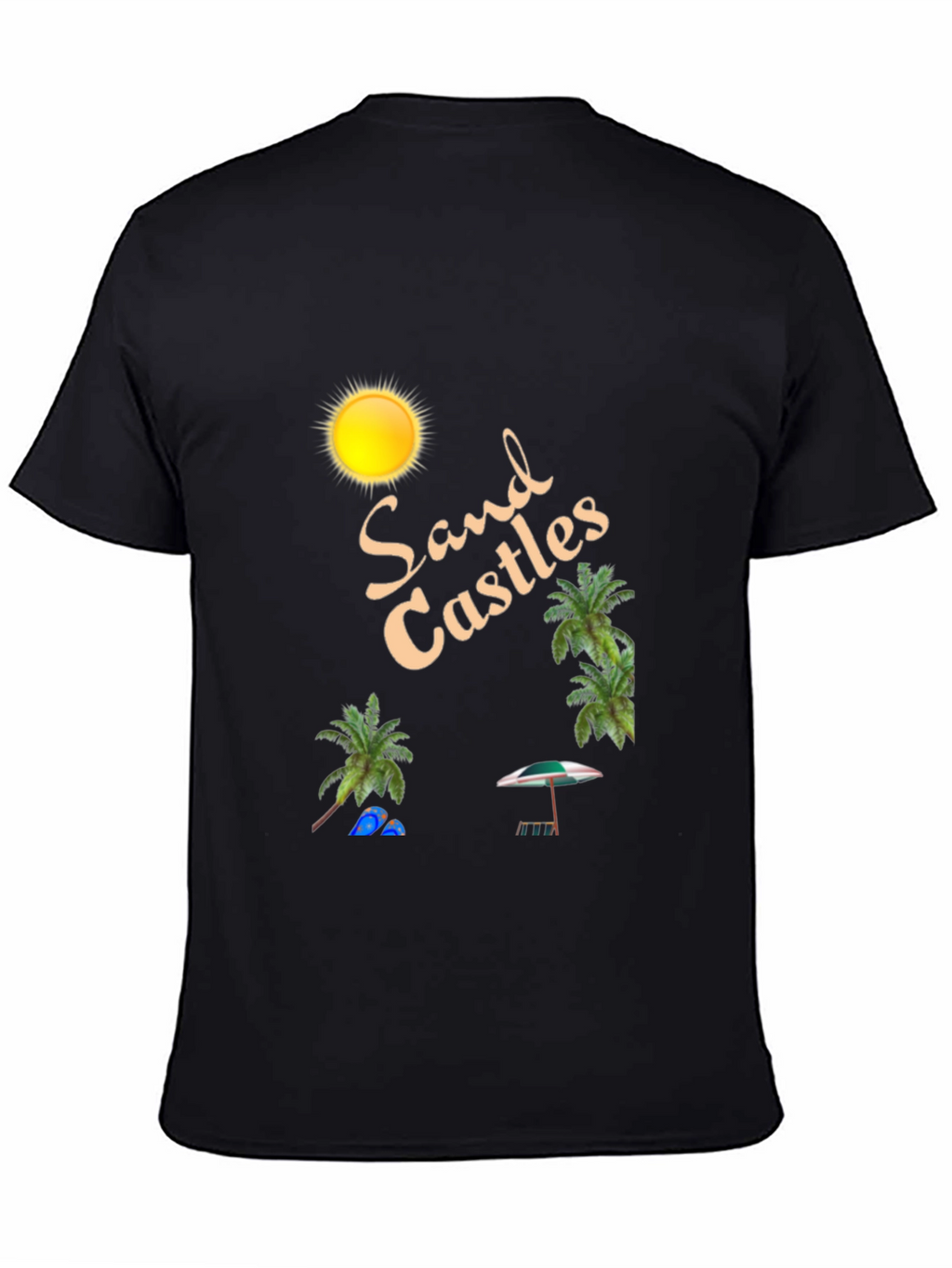 Sand Castles Graphic Tee - Island Vacation Vibes