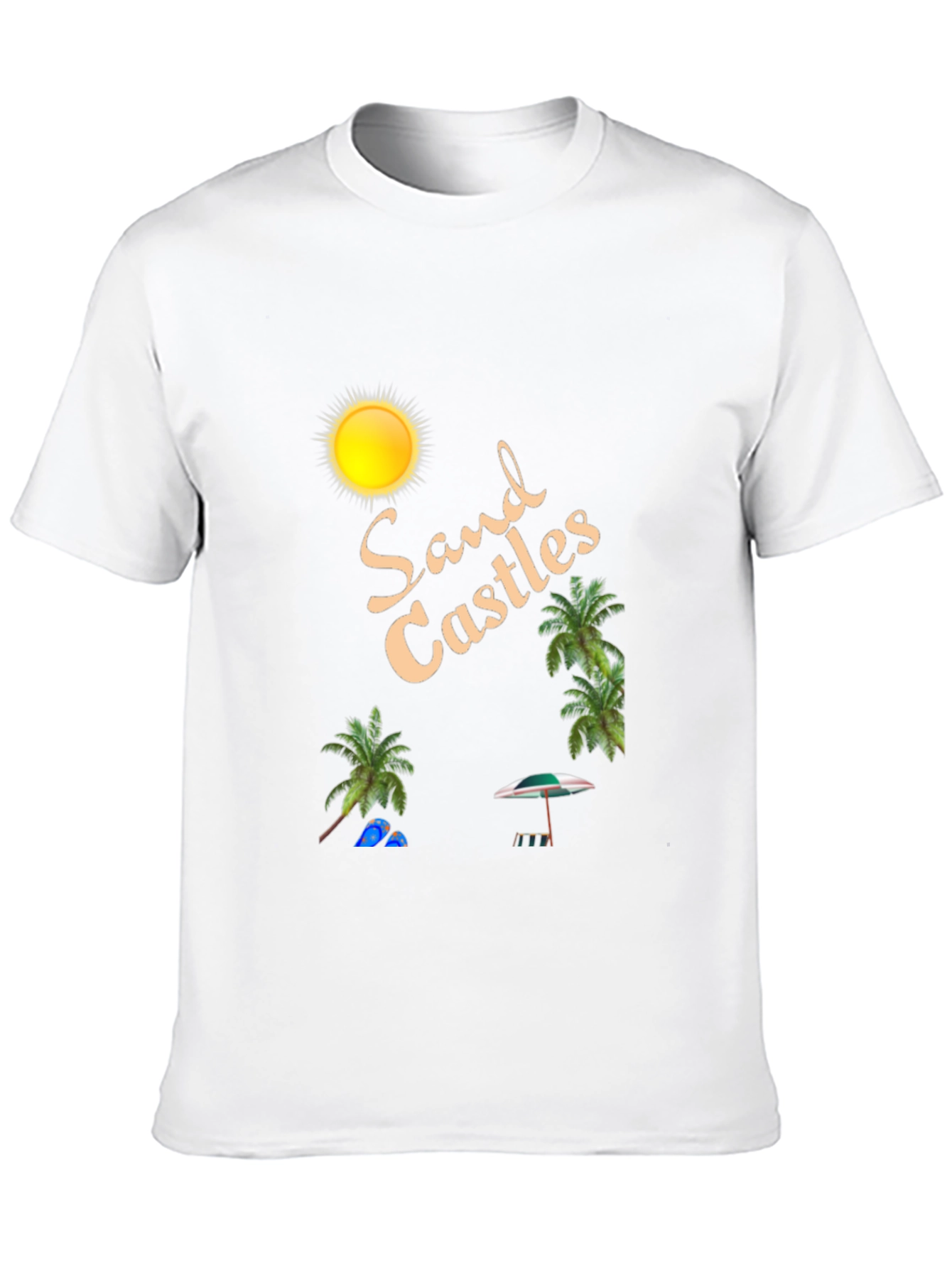 Sand Castles Graphic Tee - Island Vacation Vibes