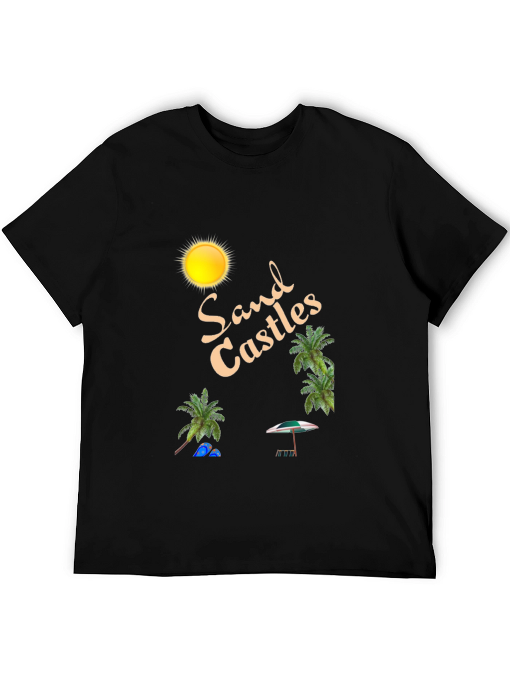 Sand Castles Graphic Tee - Island Vacation Vibes