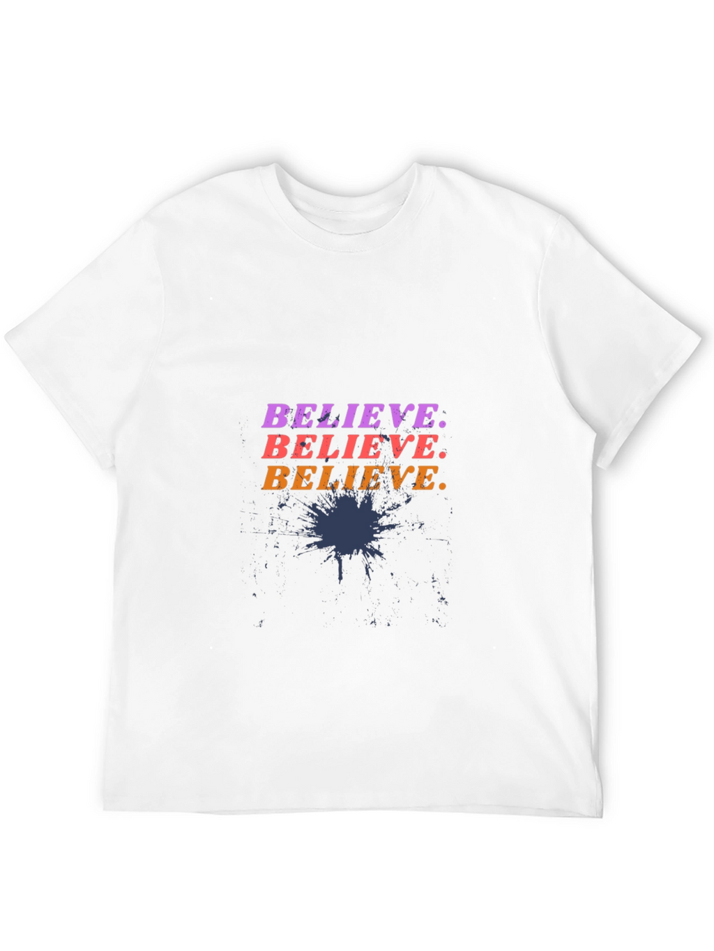 Believe Graphic T-Shirt - Mens Casual Tee