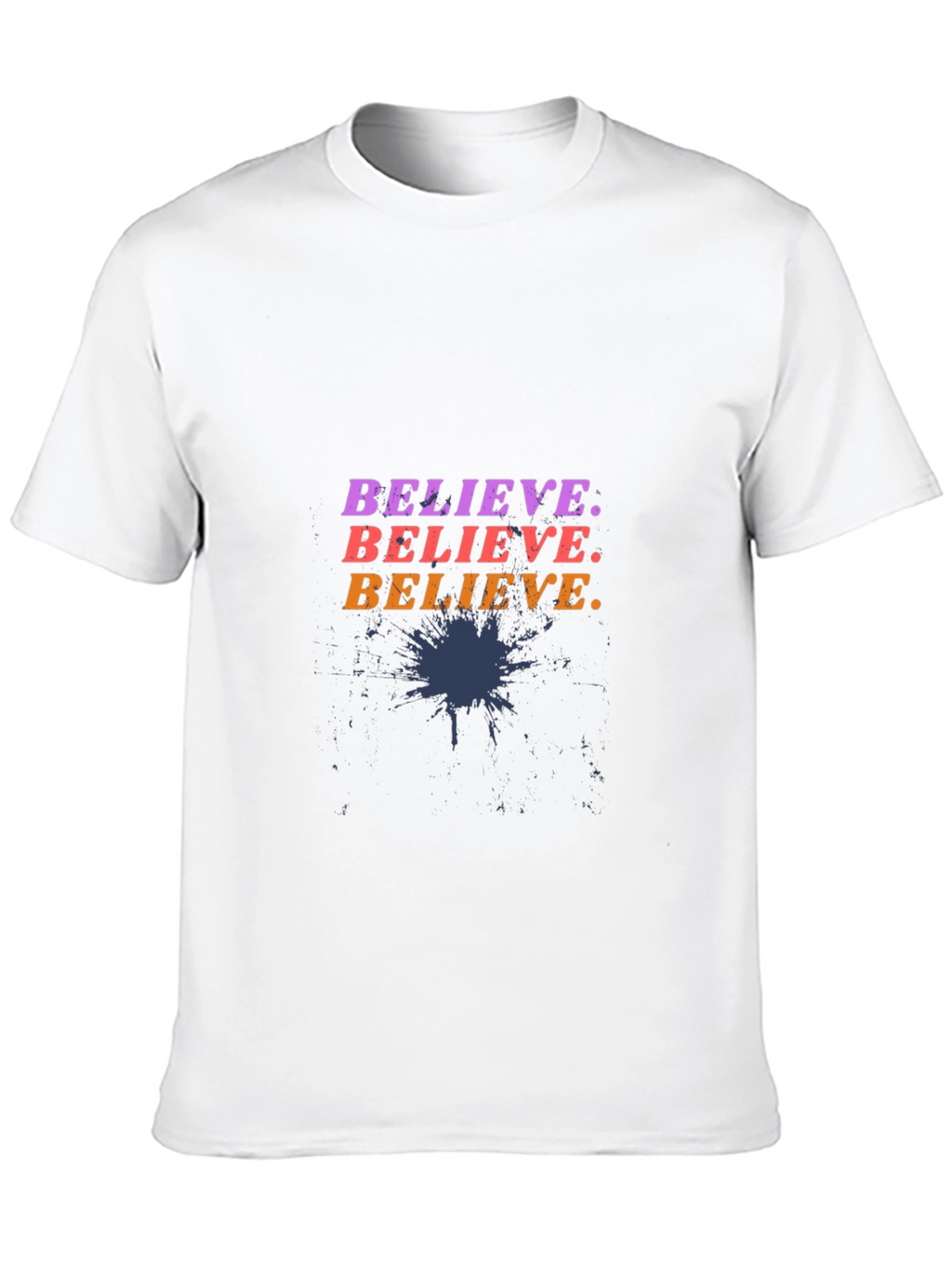 Believe Graphic T-Shirt - Mens Casual Tee