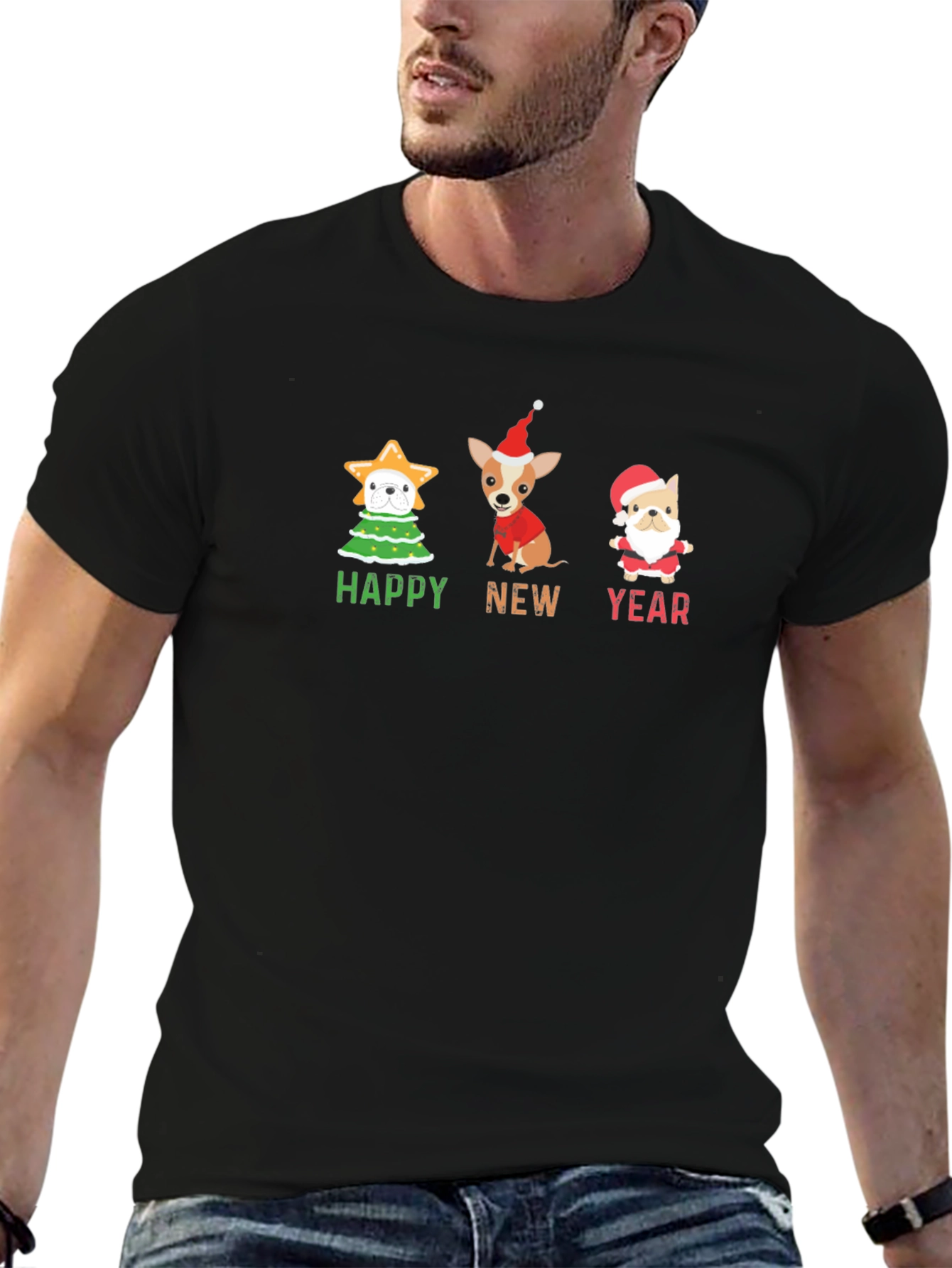 Happy New Year Chihuahua T-Shirt