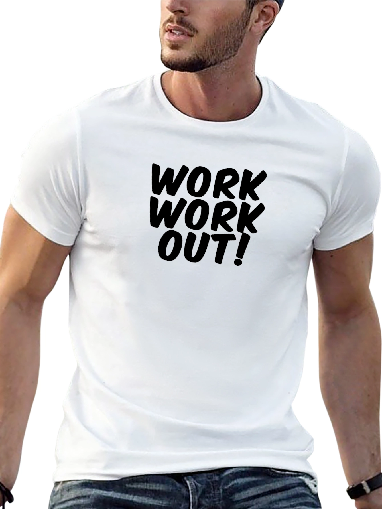 Work Out Black T-Shirt