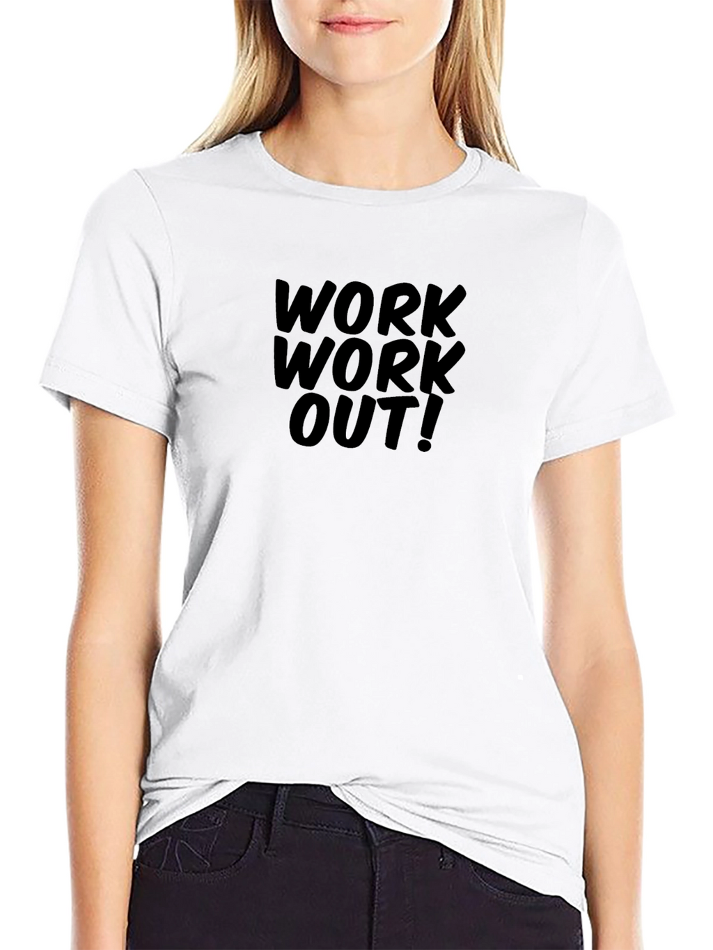 Work Out Black T-Shirt