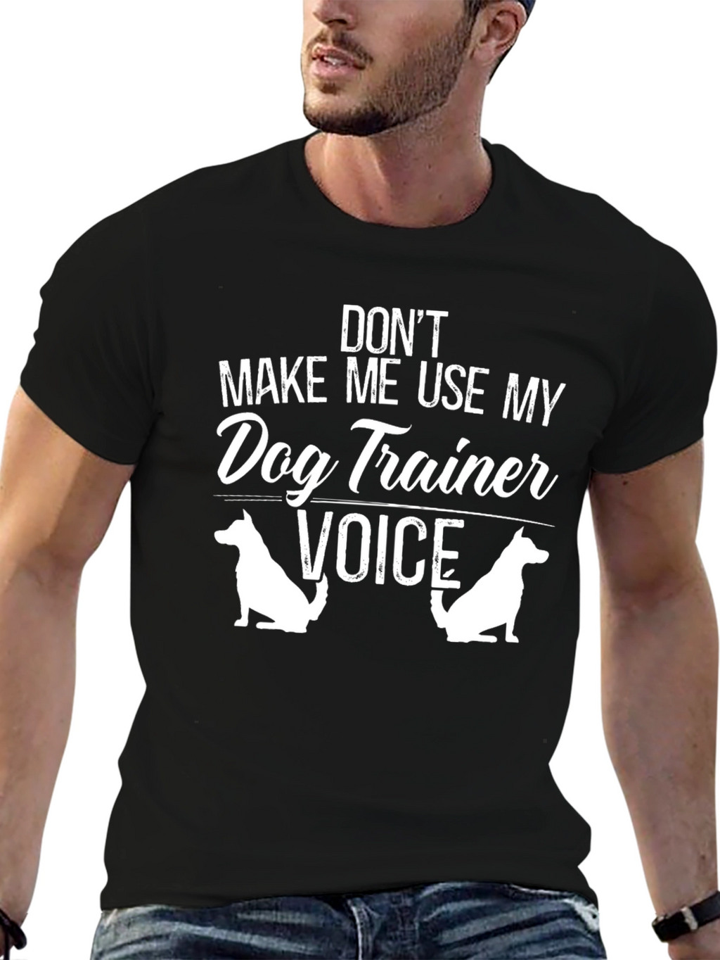 Dog Trainer Voice T-Shirt Funny Dog Lover Tee