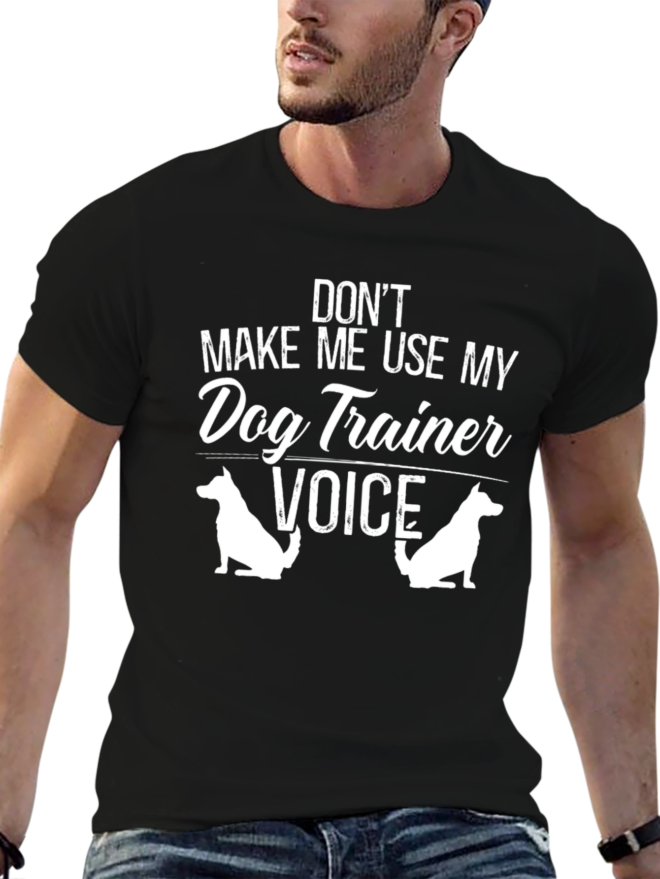 Dog Trainer Voice T-Shirt Funny Dog Lover Tee