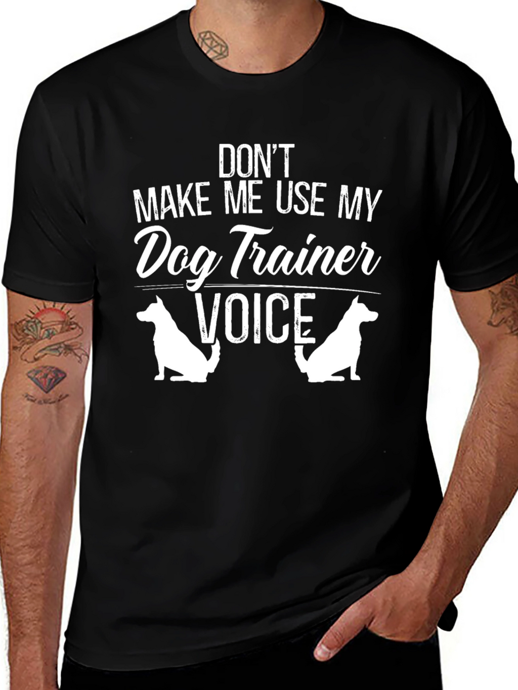 Dog Trainer Voice T-Shirt Funny Dog Lover Tee