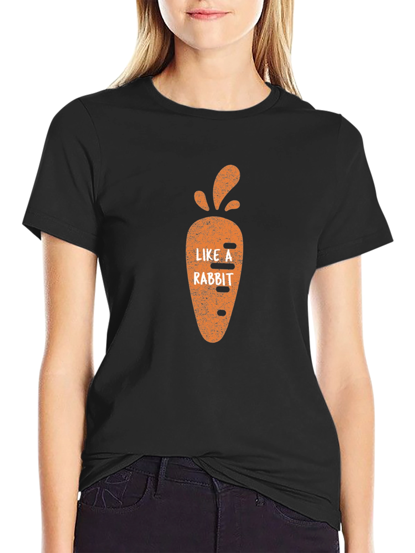 Like a Rabbit Carrot Graphic Tee