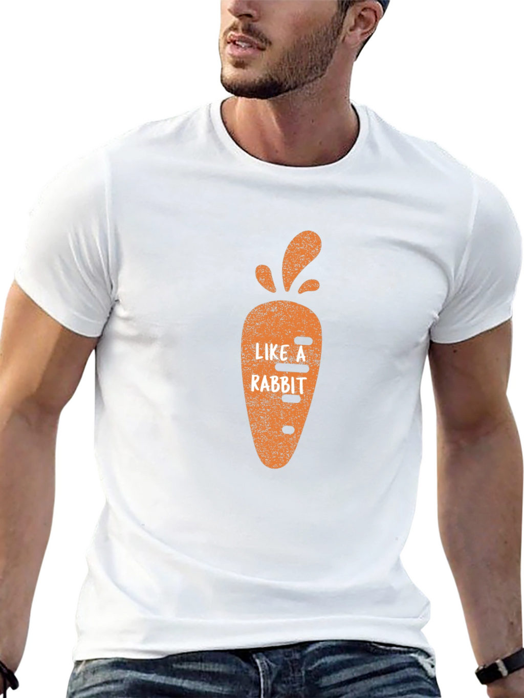 Like a Rabbit Carrot Graphic Tee