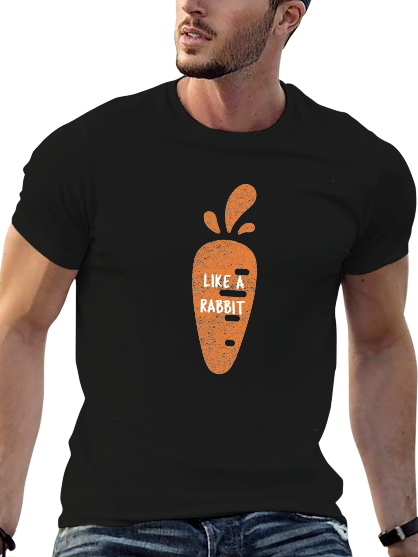 Like a Rabbit Carrot Graphic Tee