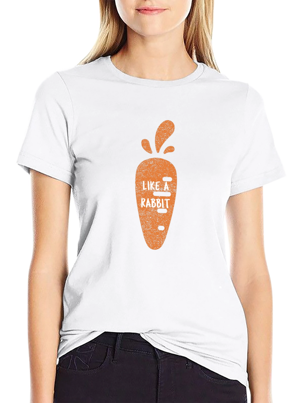 Like a Rabbit Carrot Graphic Tee