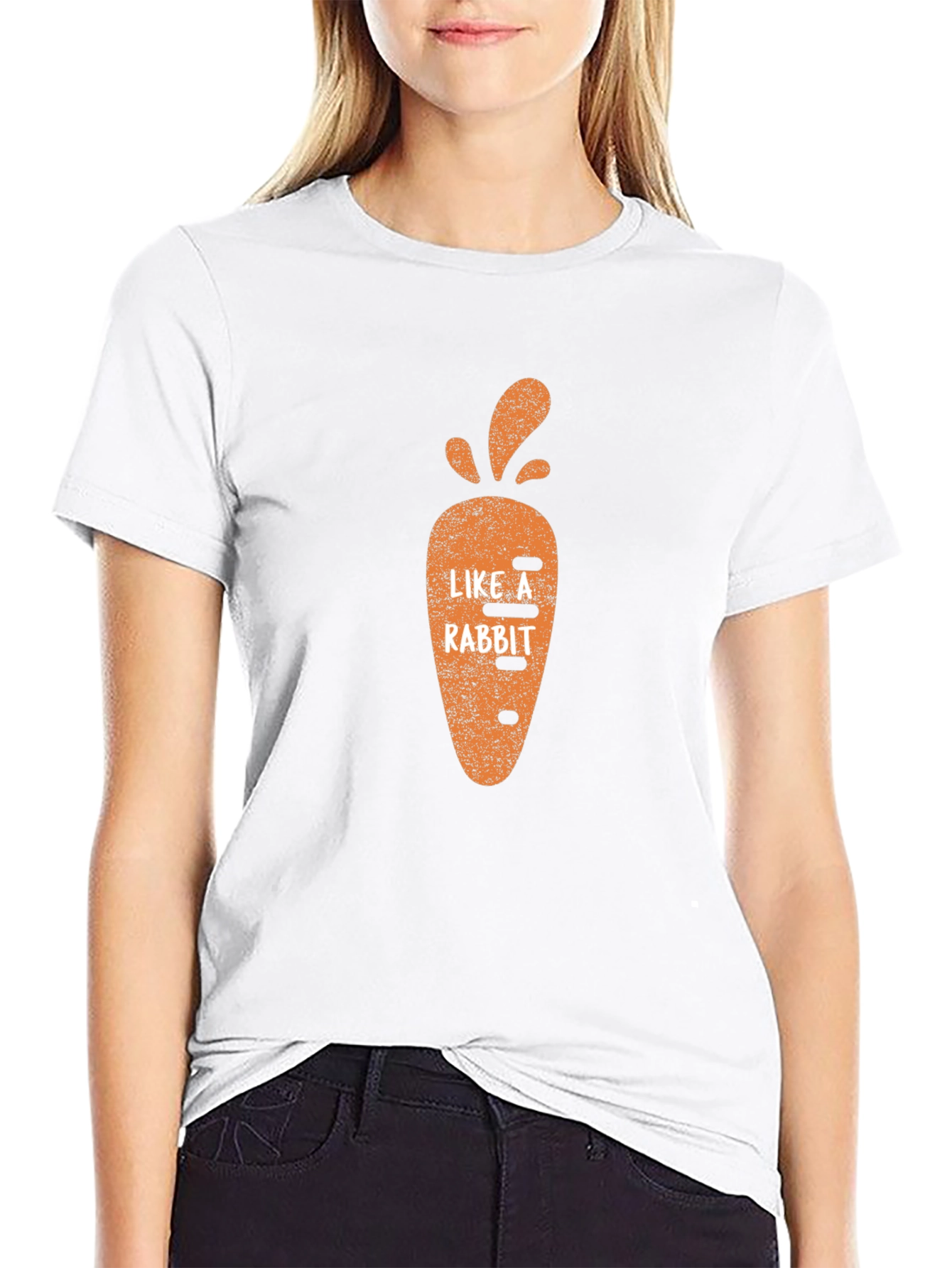 Like a Rabbit Carrot Graphic Tee